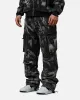 MNML Ultra Baggy Rip Denim Cargo Pant Black sold by Culture Kings