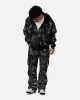MNML Ultra Baggy Rip Denim Cargo Pant Black sold by Culture Kings