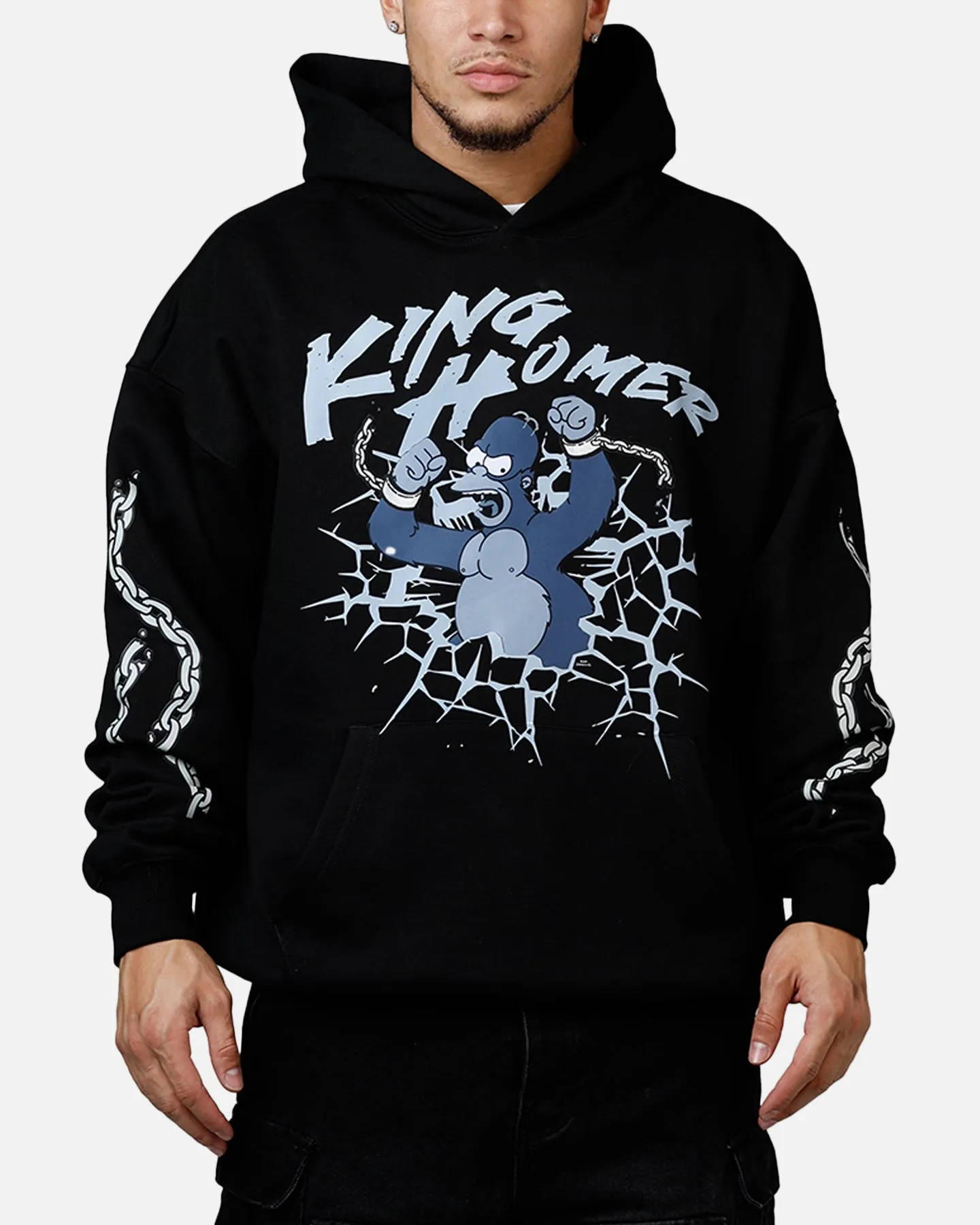 Freeze Max The Simpsons 'The Simpson Treehouse Of Horror' King Homer Hoodie Black sold by Culture Kings