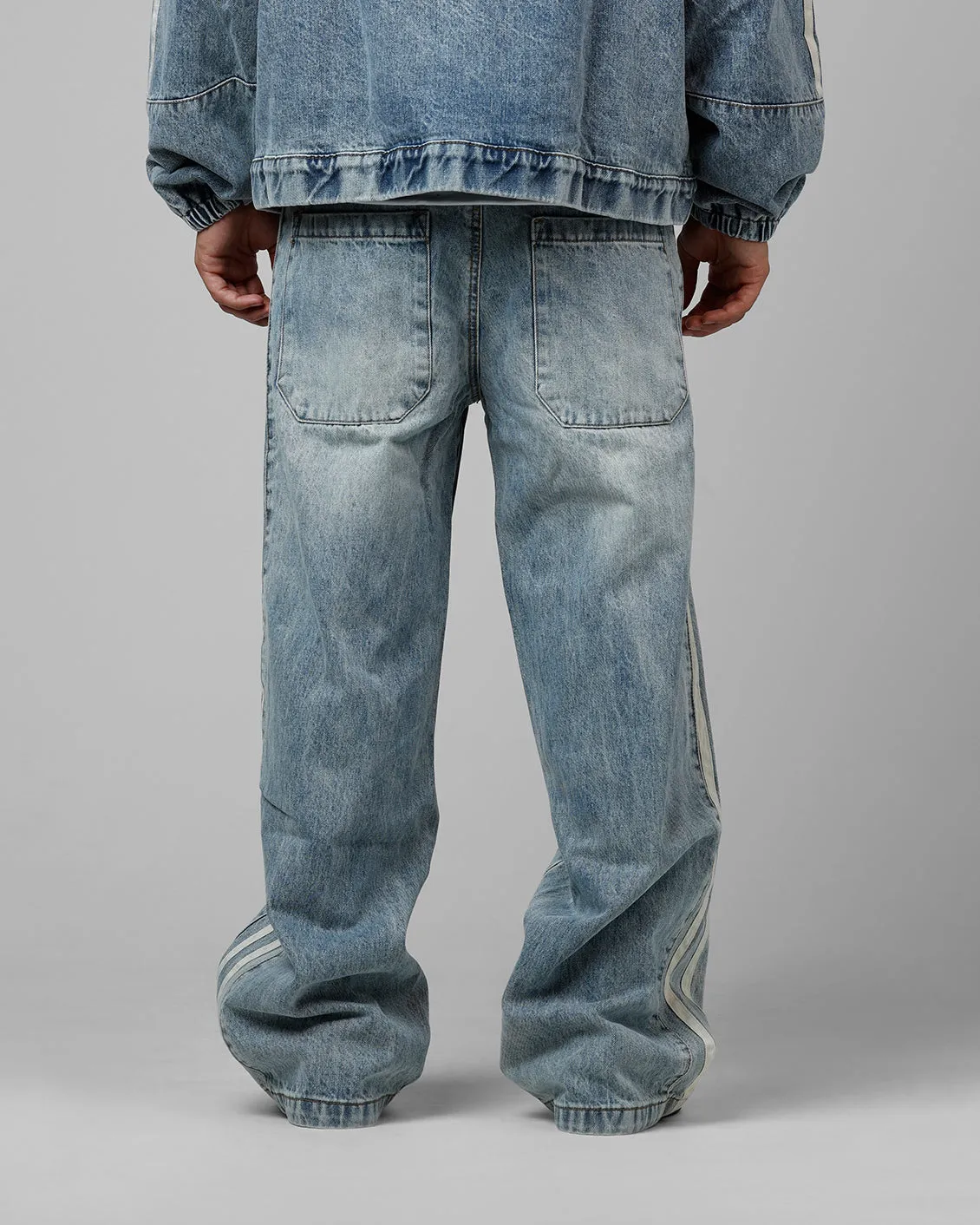 Loiter Track Star Denim Jeans Blue Wash sold by Culture Kings product image thumbnail 5