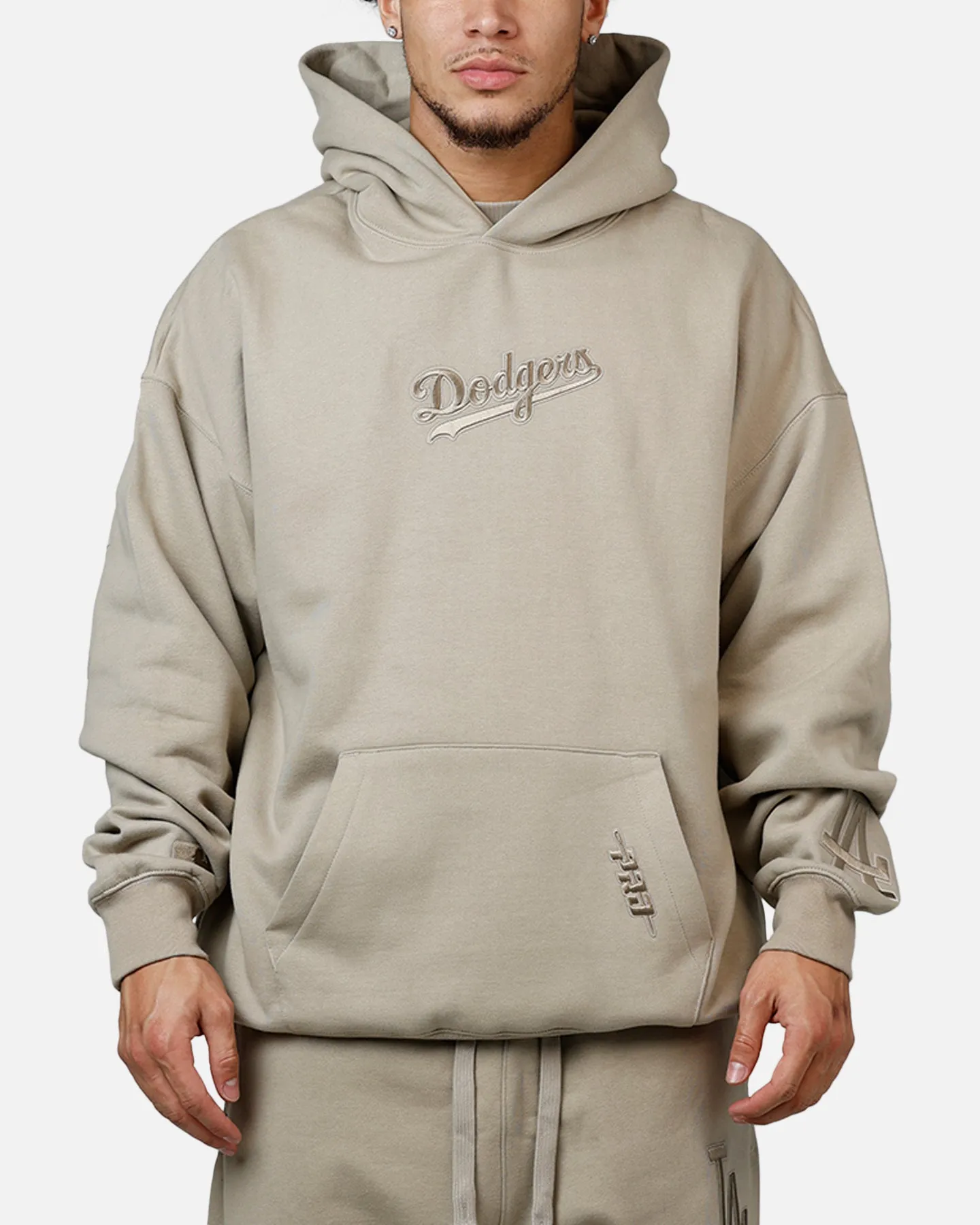 Pro Standard Los Angeles Dodgers Wingspan Hoodie Taupe sold by Culture Kings product image thumbnail 2