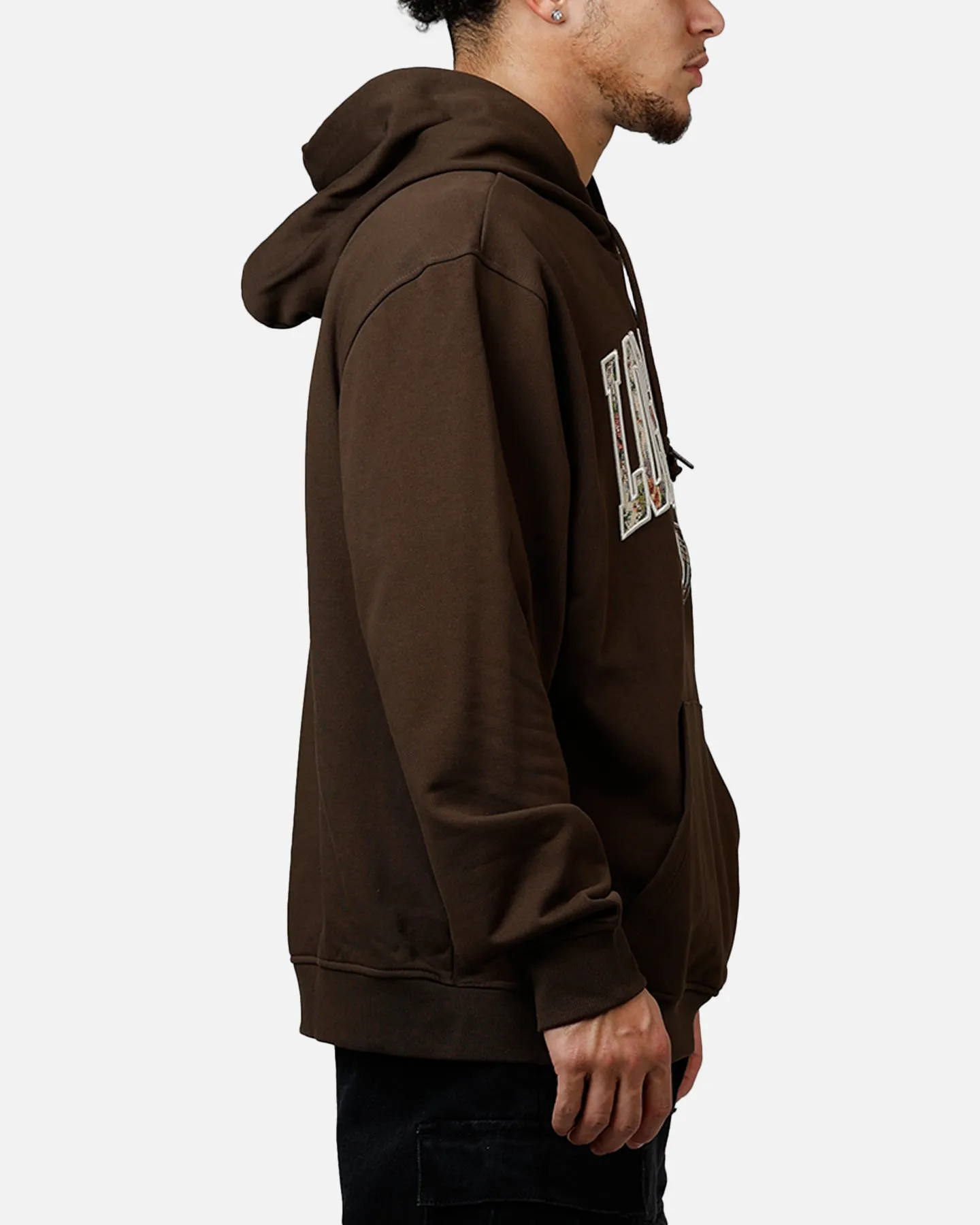 New Era Los Angeles Lakers Upholstery Hoodie Walnut sold by Culture Kings product image thumbnail 4