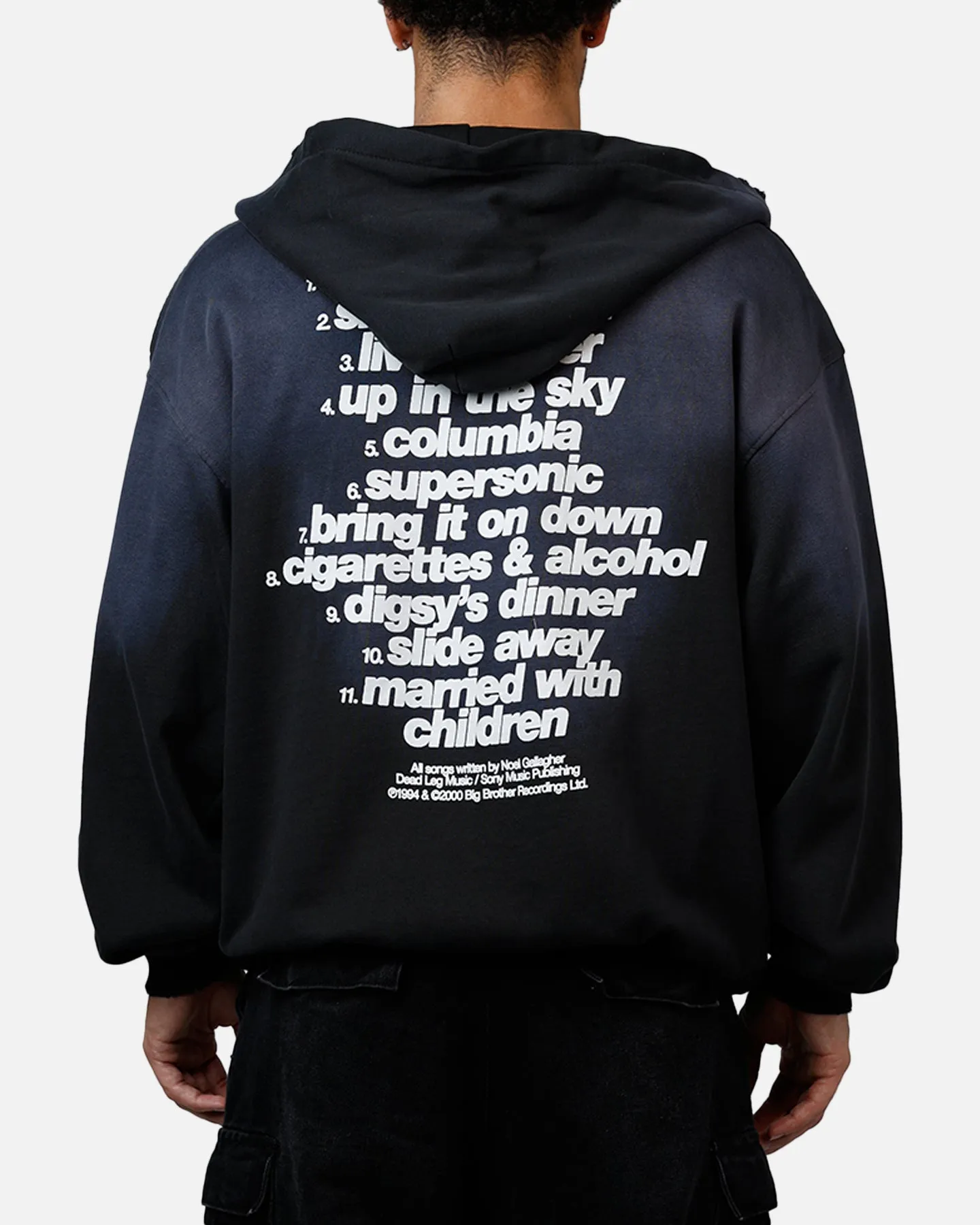 Global Merchandising Oasis Potassium Full Zip Hoodie Black sold by Culture Kings product image thumbnail 2