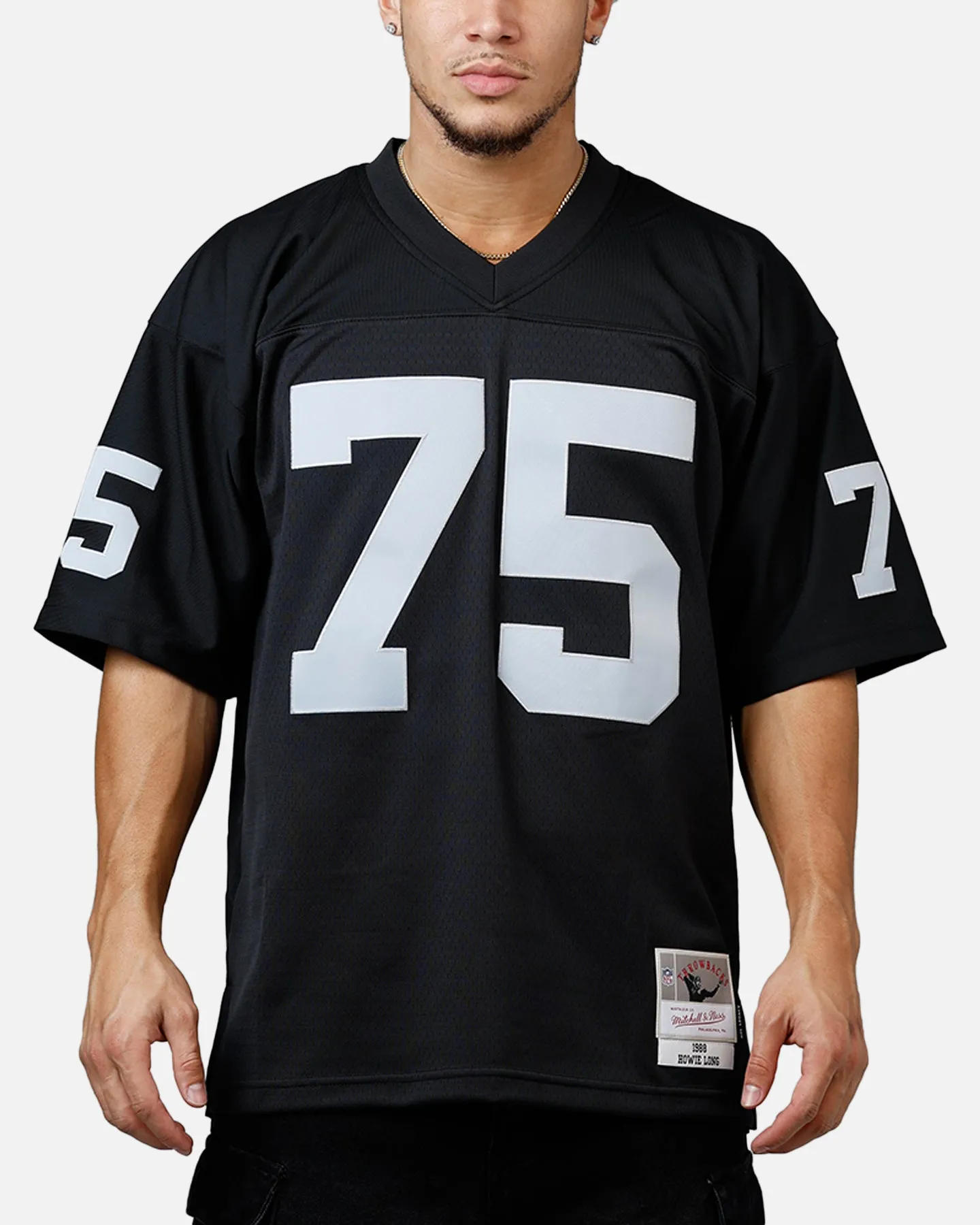Mitchell & Ness Oakland Raiders Howie Long #75 Jersey Black sold by Culture Kings product image thumbnail 2