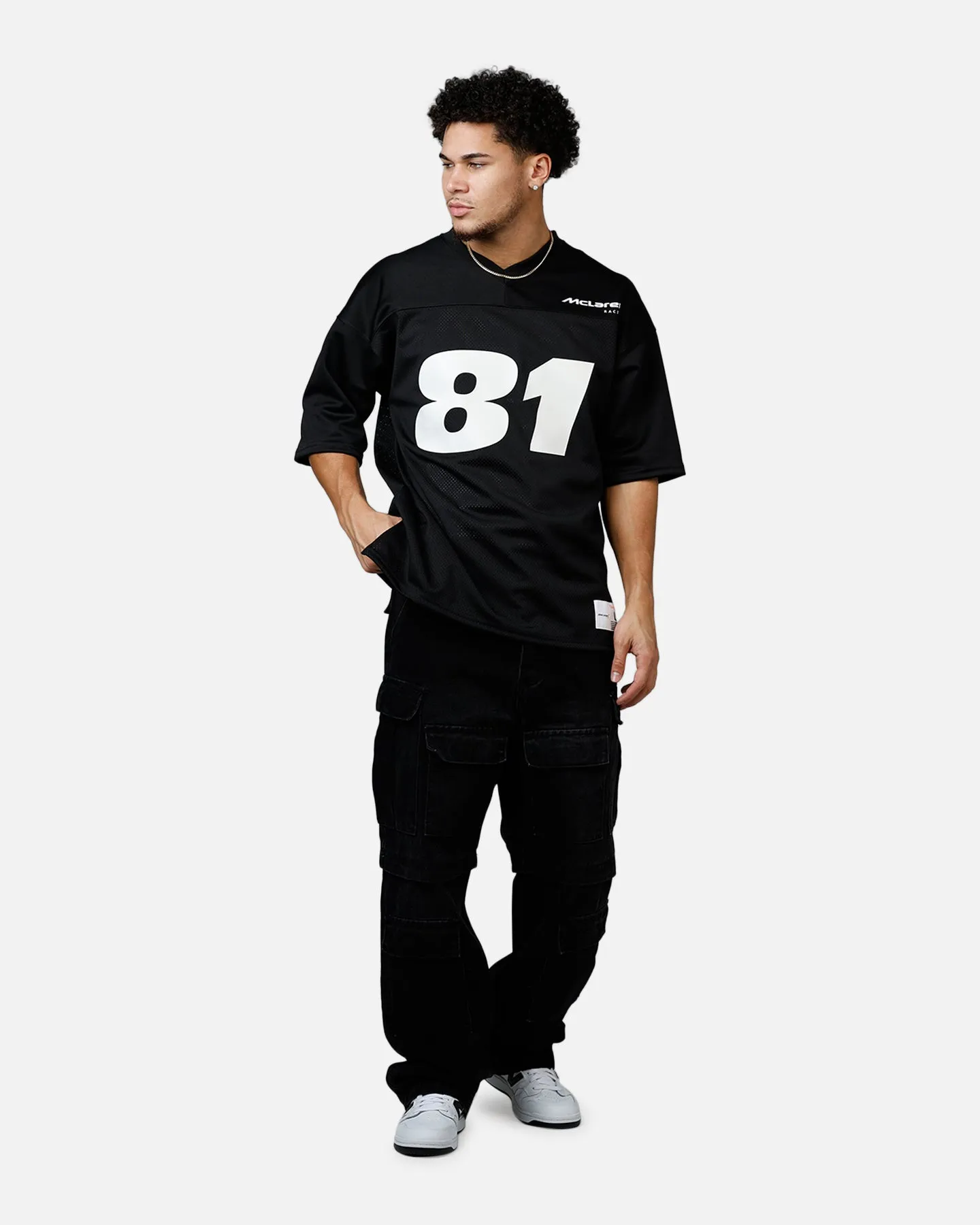 Mitchell & Ness X Mclaren 'Vegas Grad Prix 2024' Oscar Piastri Mesh Jersey Black sold by Culture Kings product image thumbnail 3