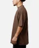 Saint Morta Virtues Mock Neck T-Shirt Brown sold by Culture Kings