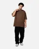 Saint Morta Virtues Mock Neck T-Shirt Brown sold by Culture Kings