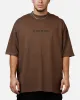 Saint Morta Virtues Mock Neck T-Shirt Brown sold by Culture Kings