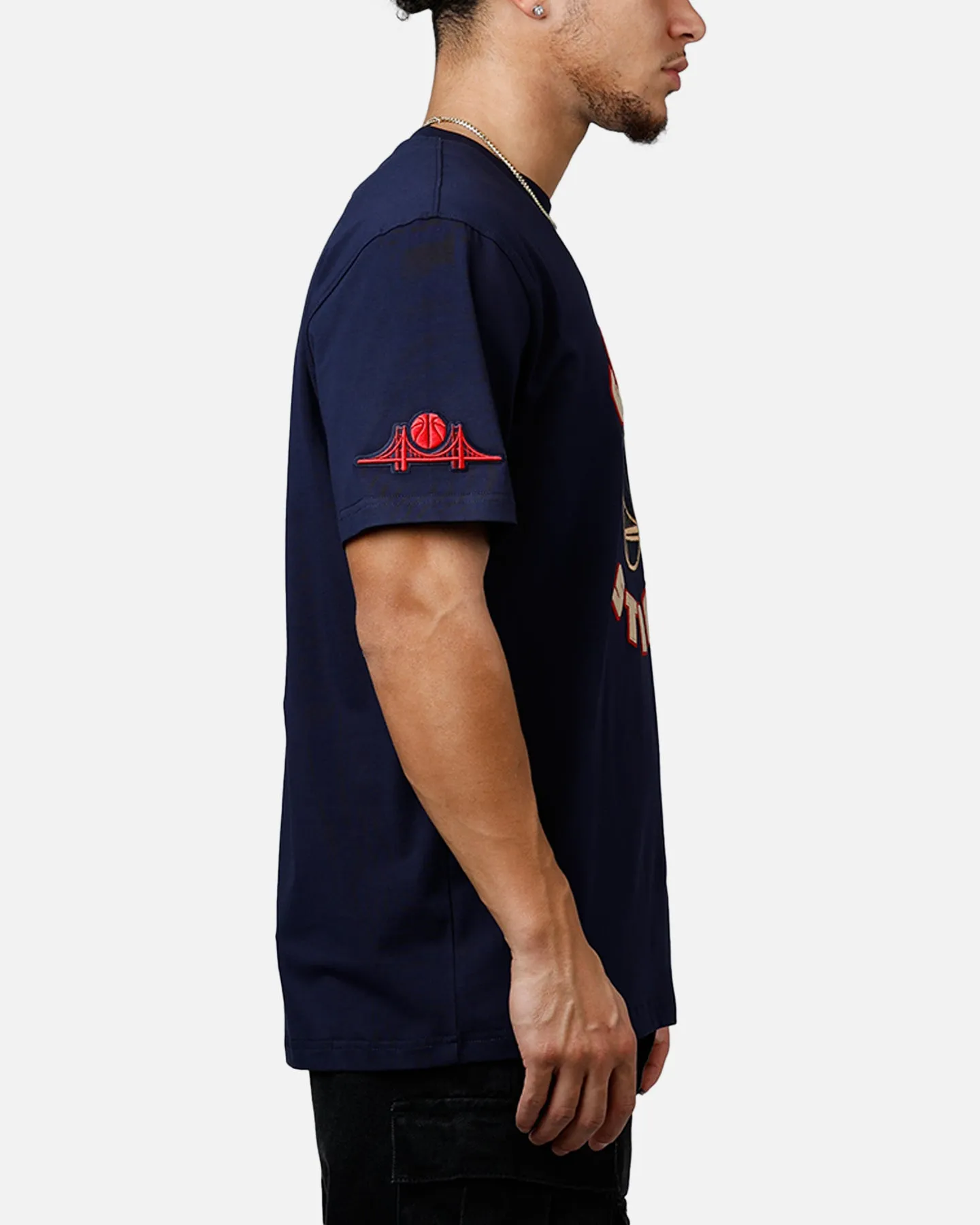 Pro Standard Golden State Warriors City 24-25 Season T-Shirt Navy sold by Culture Kings product image thumbnail 4