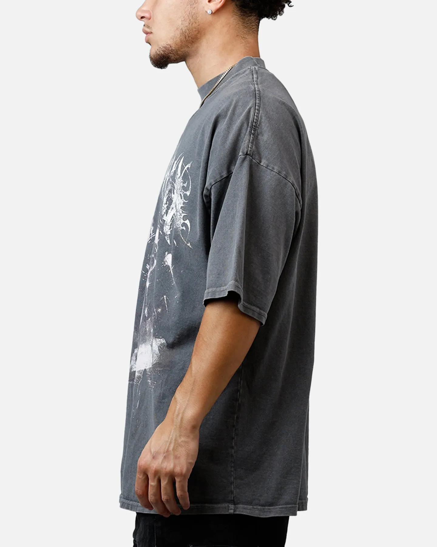 The Anti Order Alien Mock Neck T-Shirt Washed Charcoal sold by Culture Kings product image thumbnail 5