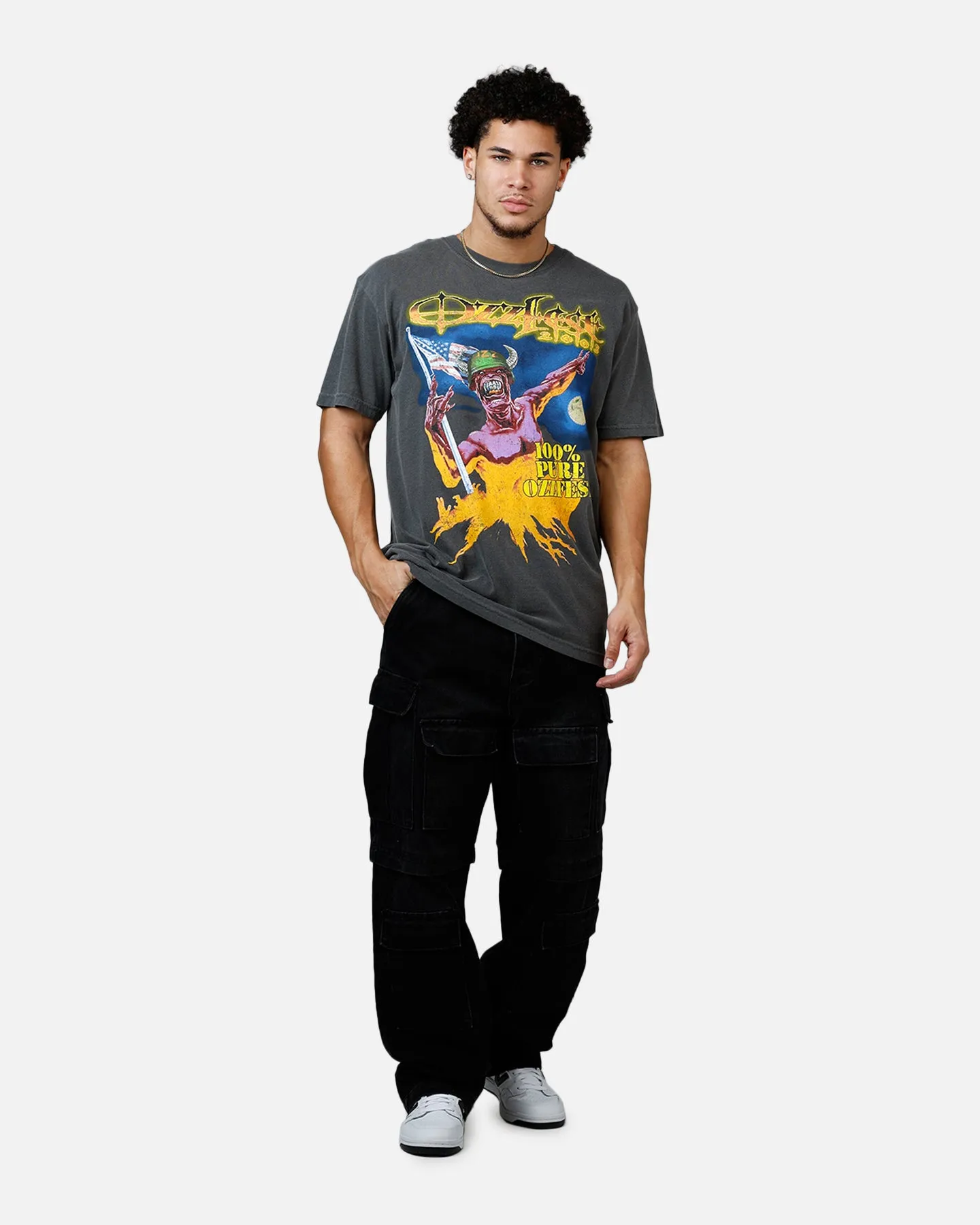 Global Merchandising Ozzy Osbourne 2003 Ozzfest T-Shirt Washed Black sold by Culture Kings product image thumbnail 3