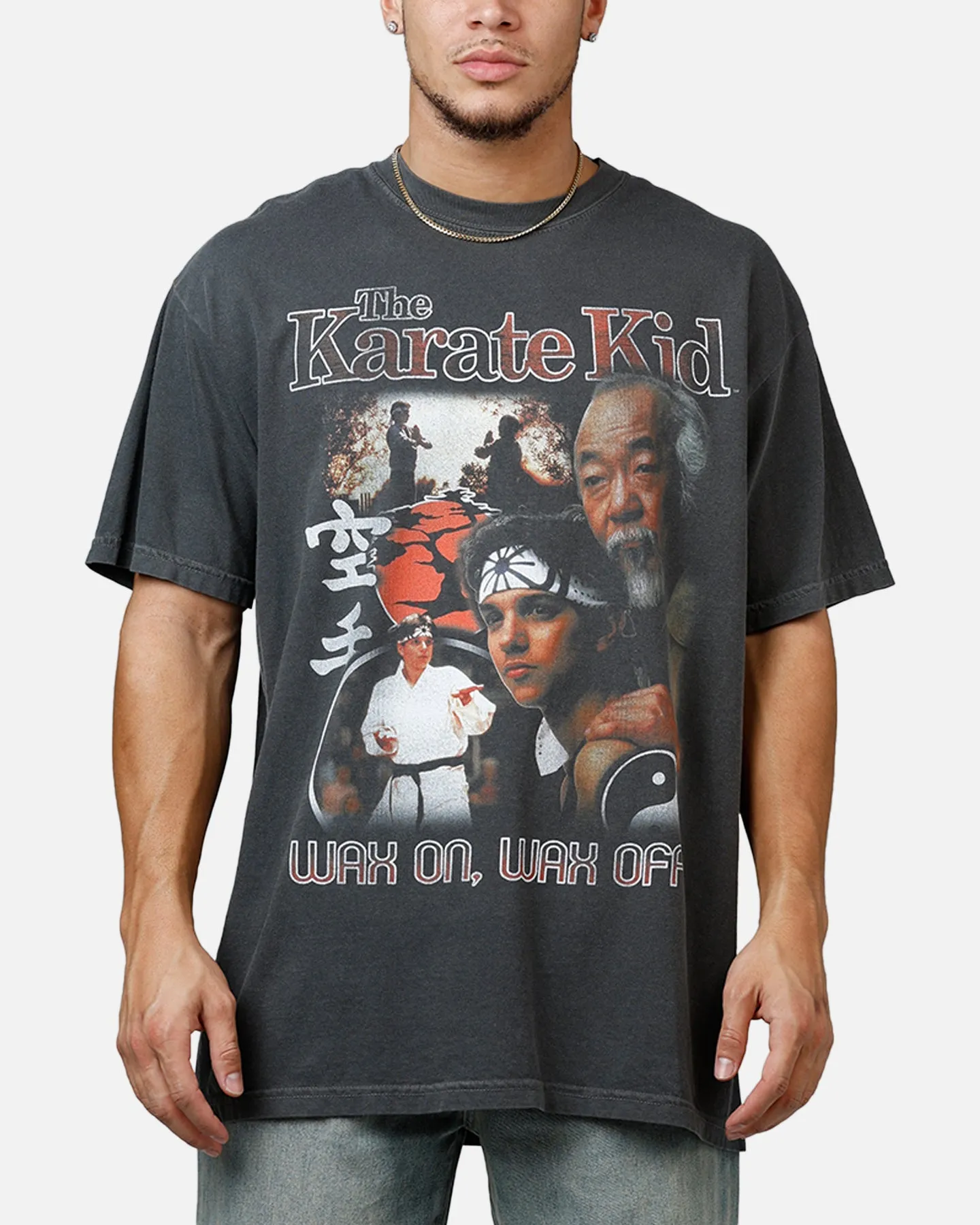 Ripple The Karate Kid T-Shirt Washed Black sold by Culture Kings