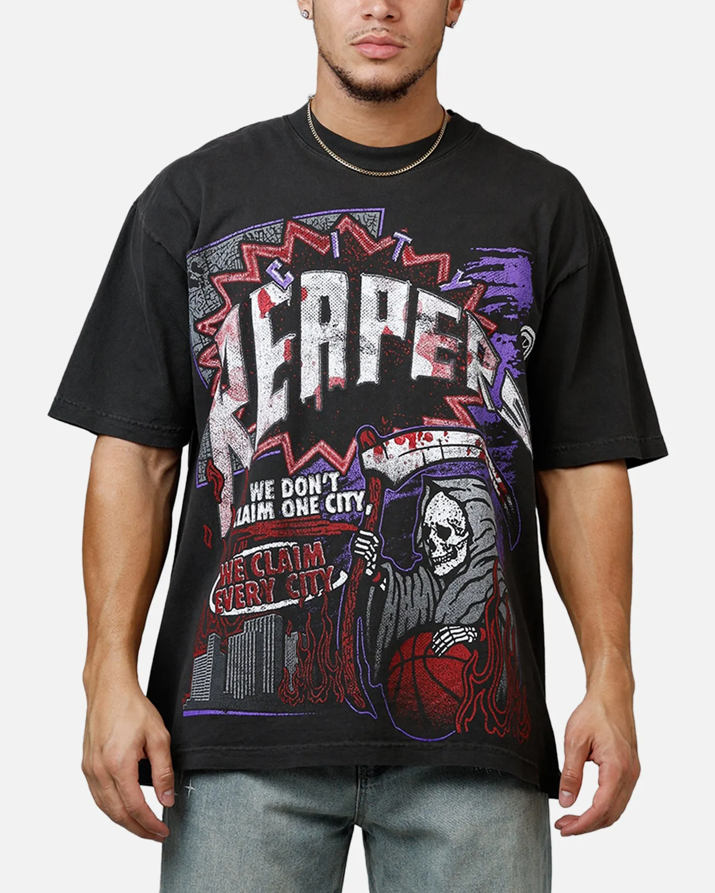 Overtime City T-Shirt Vintage Black sold by Culture Kings