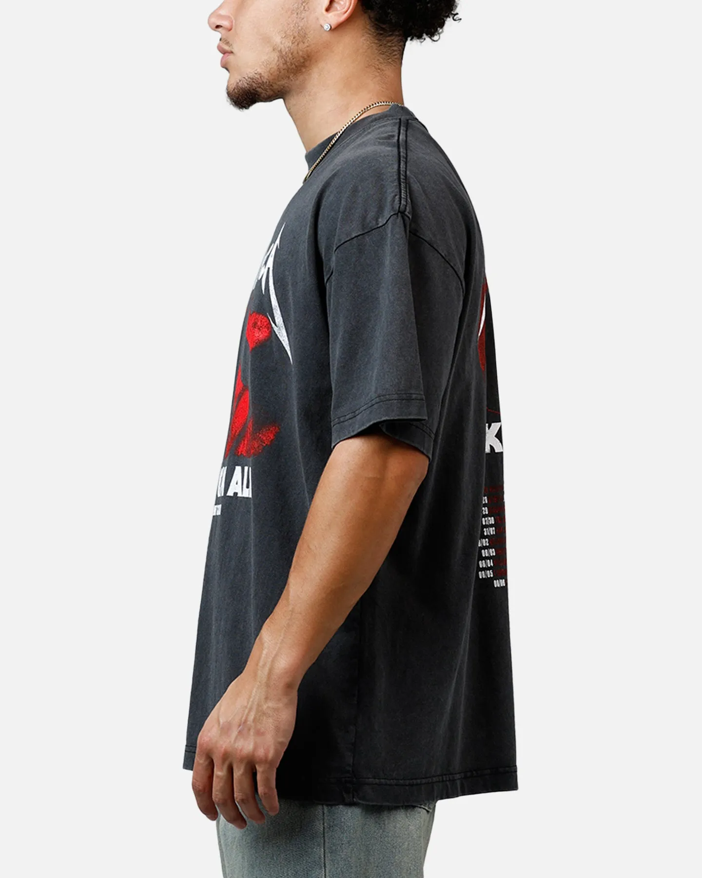 Merch Traffic Metallica 1983 Tour T-Shirt Washed Black sold by Culture Kings product image thumbnail 5