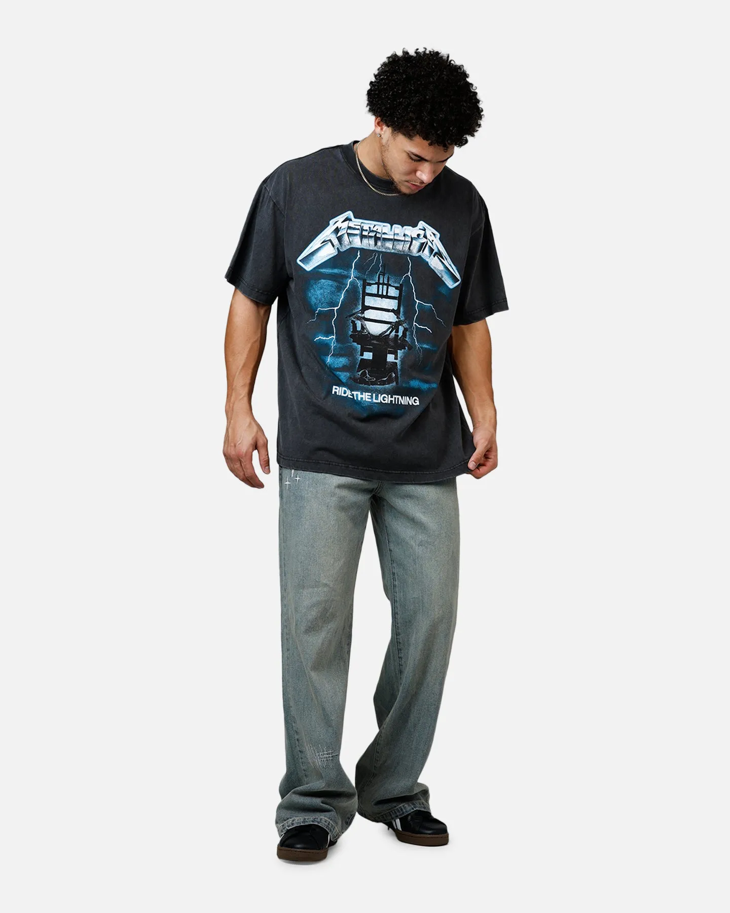 Merch Traffic Metallica RTL T-Shirt Washed Black sold by Culture Kings product image thumbnail 3
