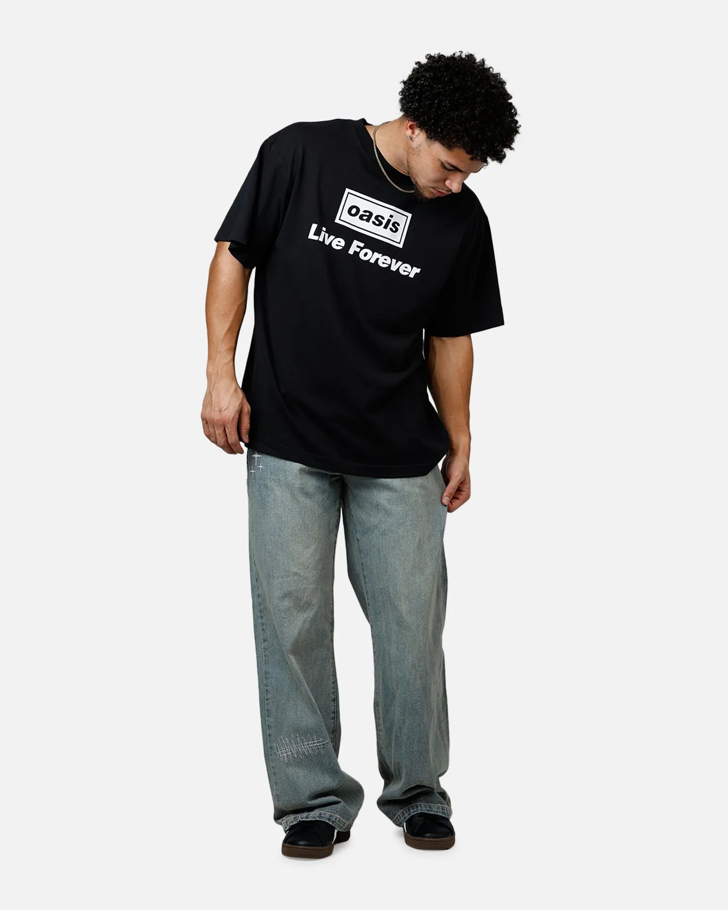 Global Merchandising Oasis Live Forever T-Shirt Black sold by Culture Kings product image thumbnail 3