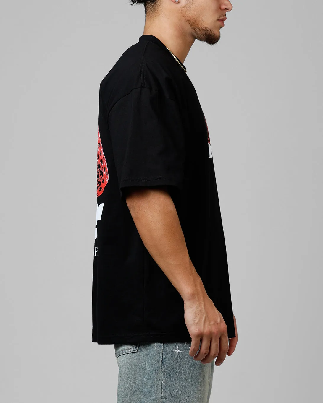 Loiter Strawberry Drop T-Shirt Black sold by Culture Kings product image thumbnail 4