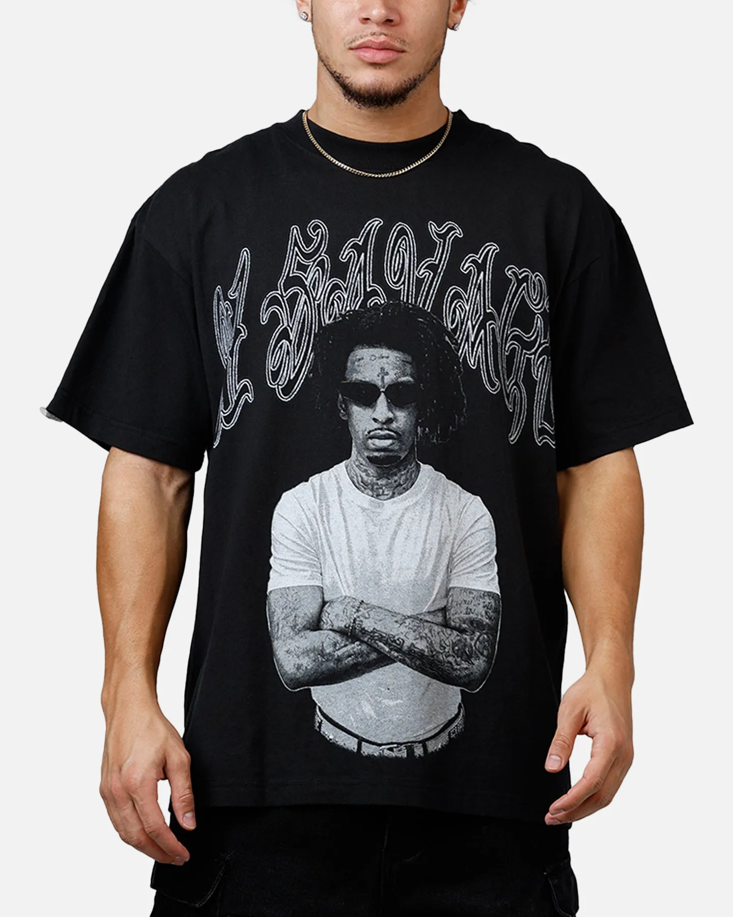 Bravado 21 Savage T-Shirt Black sold by Culture Kings