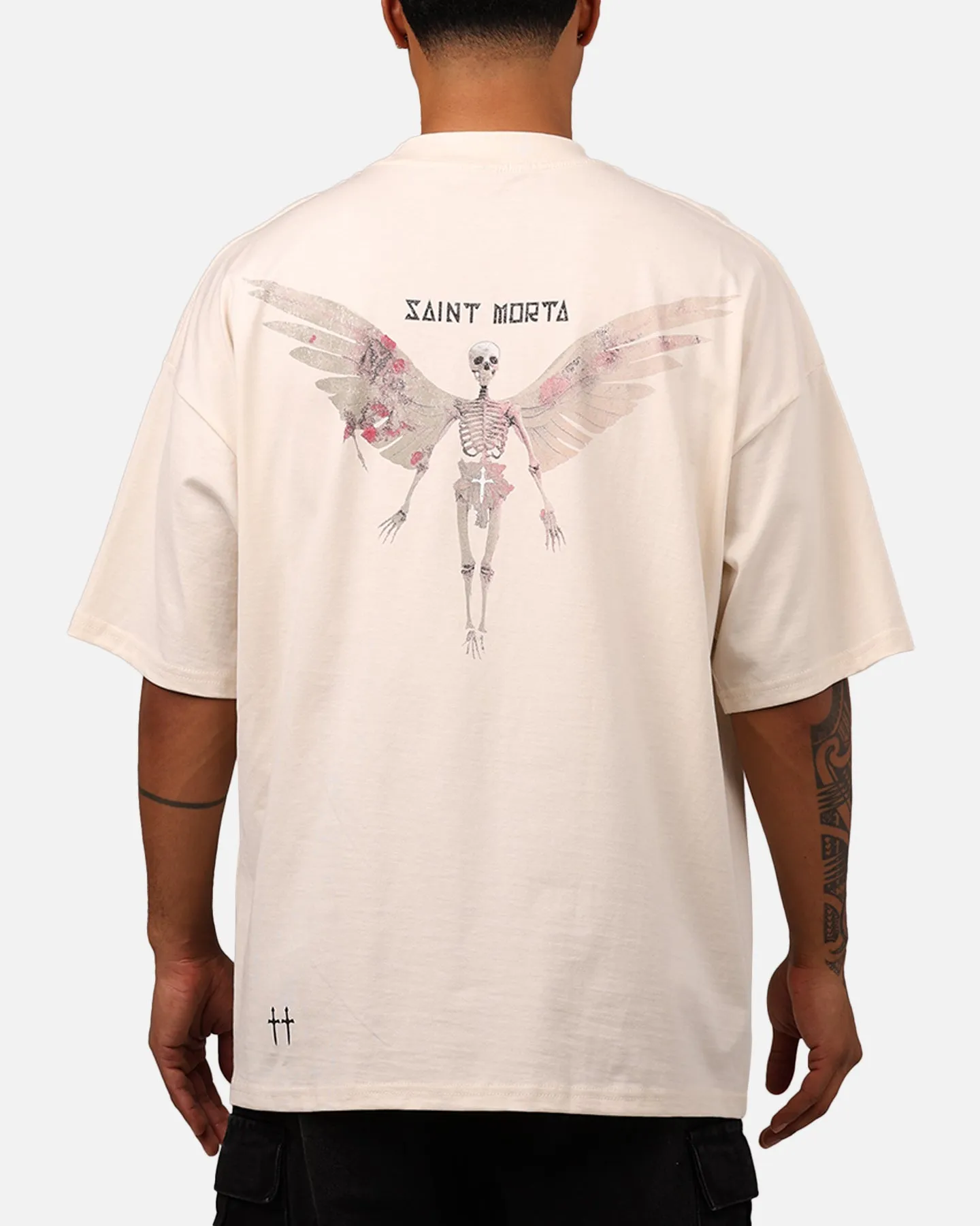 Saint Morta Momento Mori Mock T-Shirt Off White sold by Culture Kings