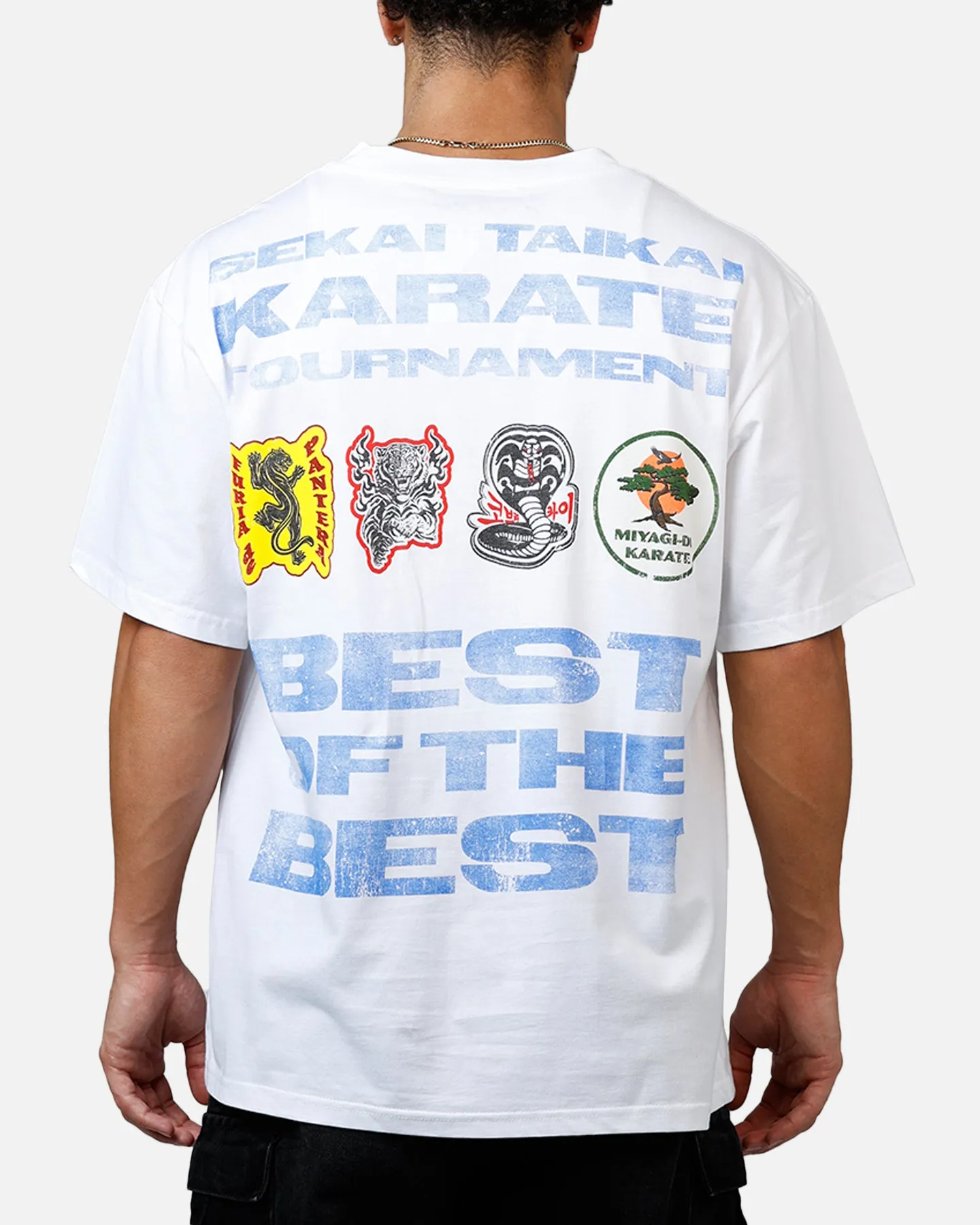 Philcos X Cobra Kai Sekai Taikai T-Shirt White sold by Culture Kings