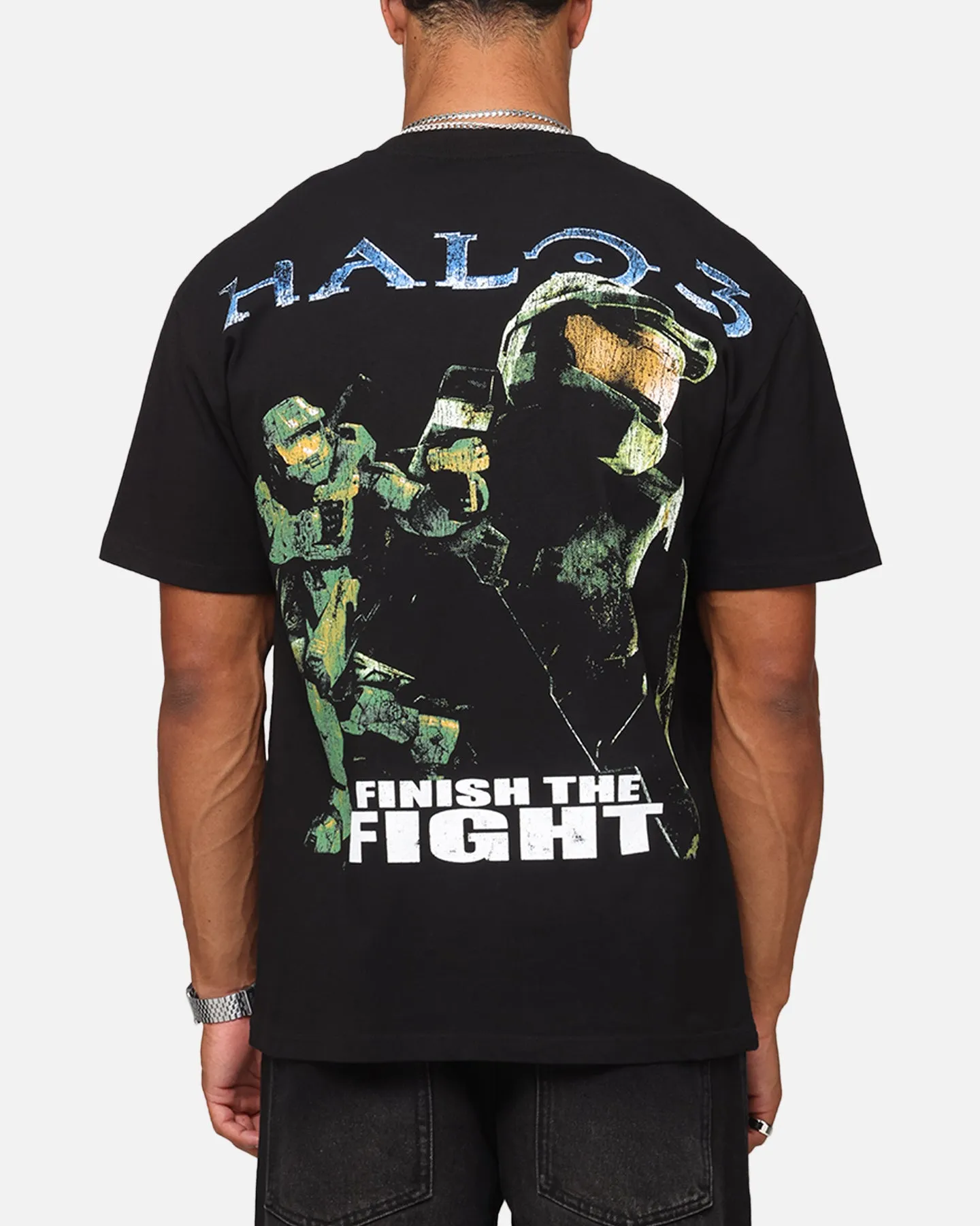 Goat Crew X Halo Big Head Heavyweight T-Shirt Black sold by Culture Kings product image thumbnail 2