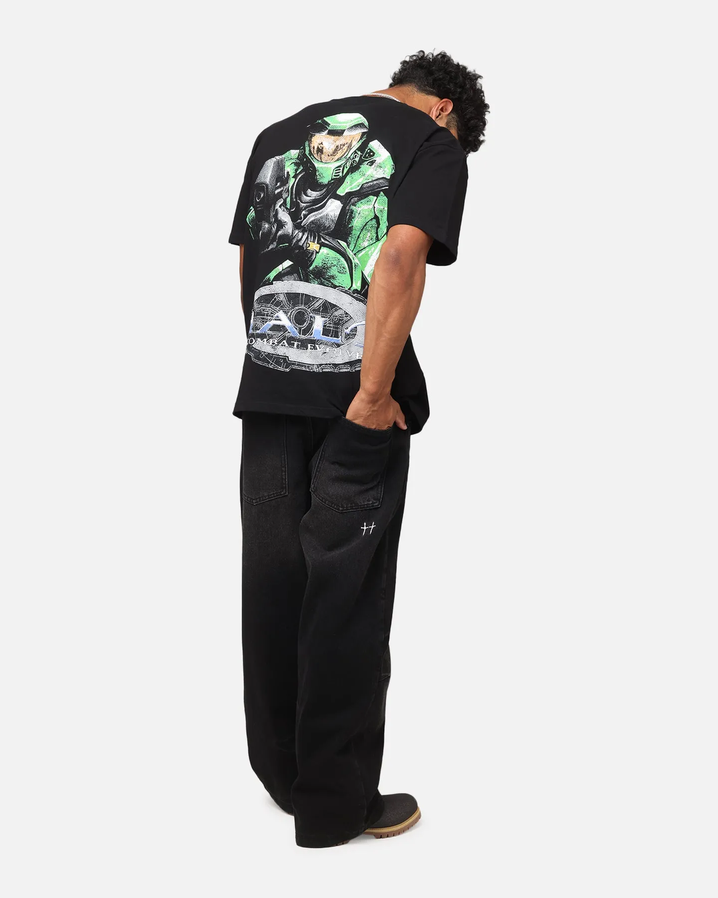 Goat Crew X Halo Halo Combat Evolved Heavyweight T-Shirt Black sold by Culture Kings product image thumbnail 3