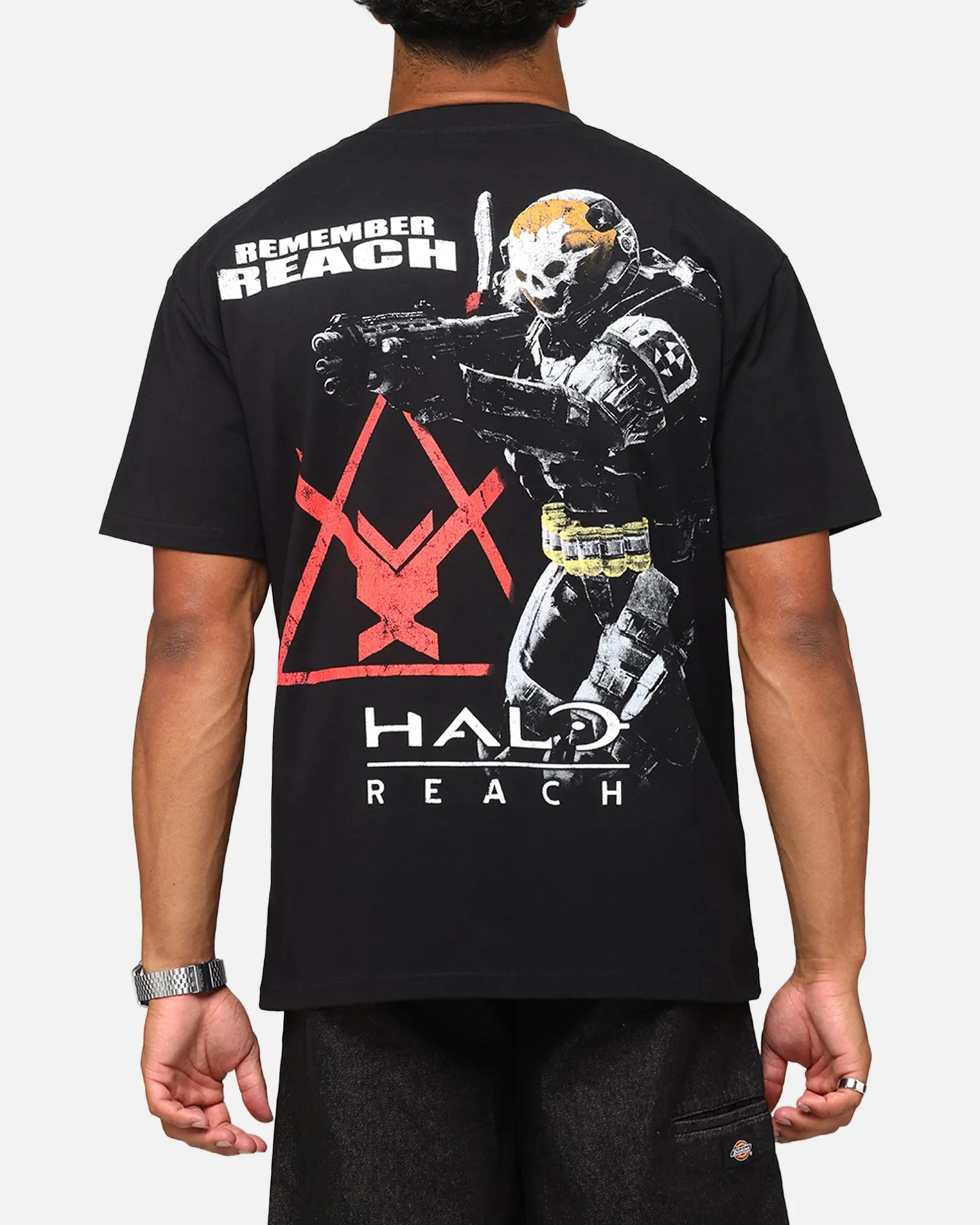 Goat Crew X Halo Halo Reach Emile Big Head Heavyweight T-Shirt Black sold by Culture Kings product image thumbnail 2