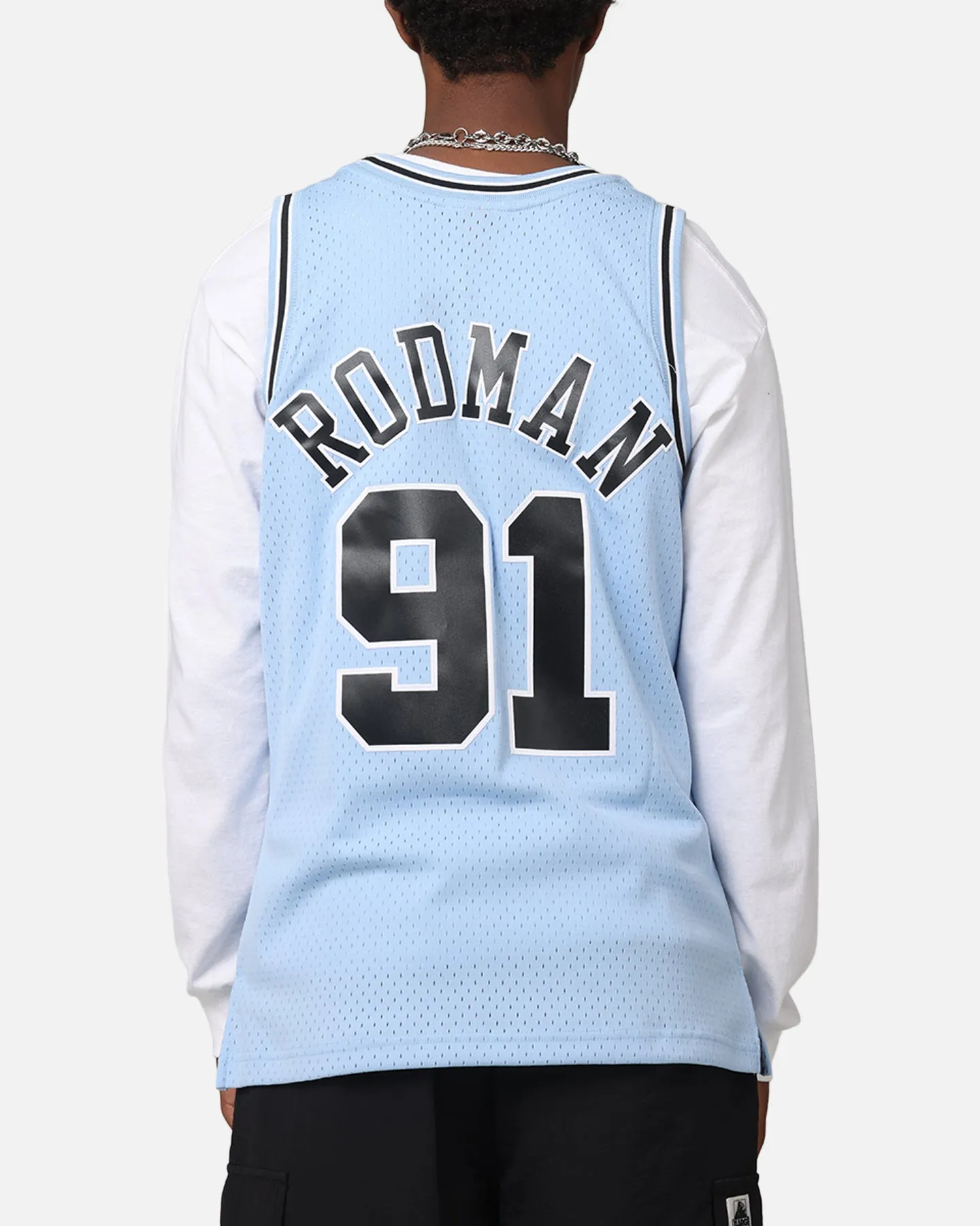 Mitchell & Ness Chicago Bulls Dennis Rodman 'Vapor Blue' Jersey Light Blue sold by Culture Kings product image thumbnail 2