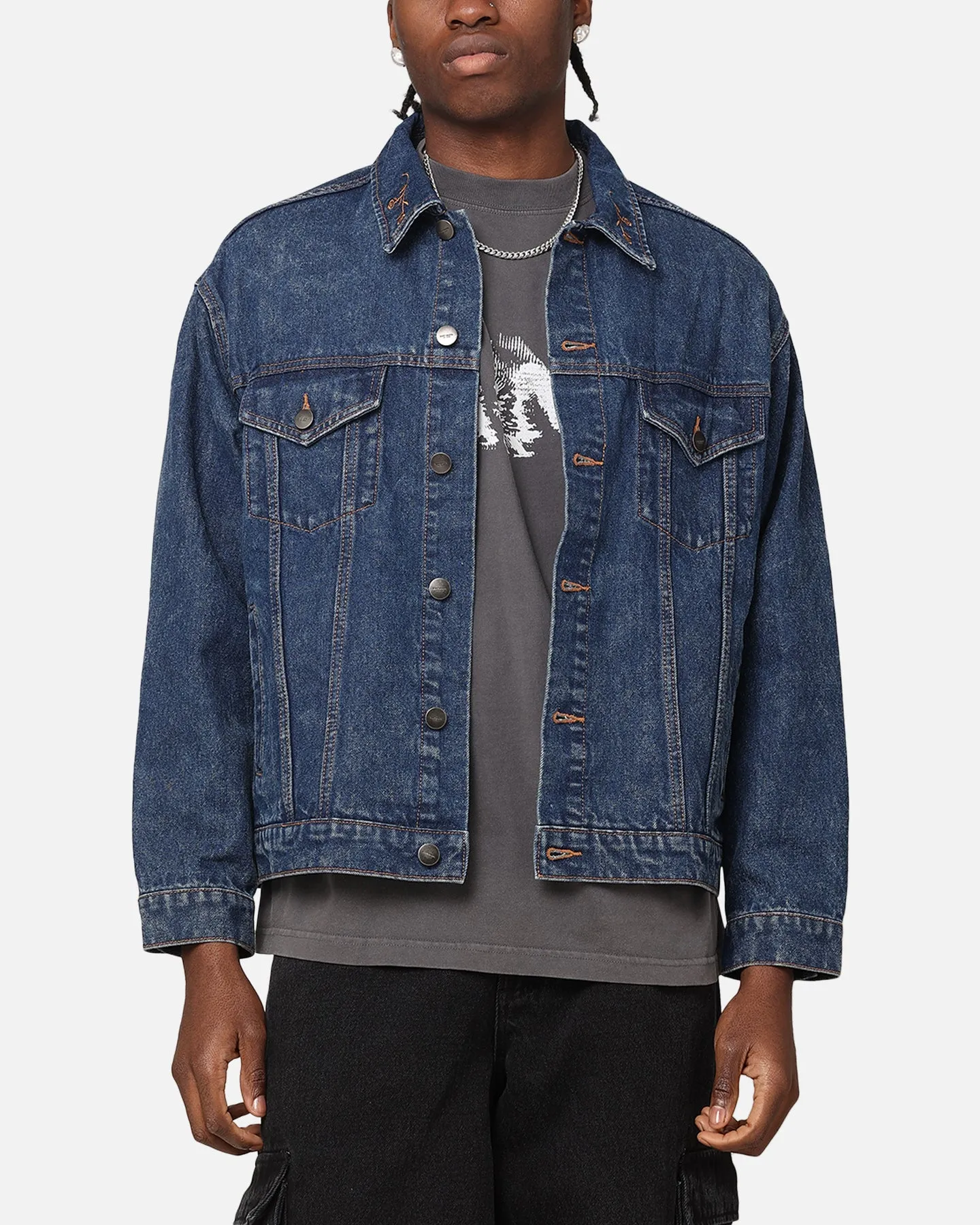 Saint Morta Rodeo Denim Jacket Dark Indigo sold by Culture Kings