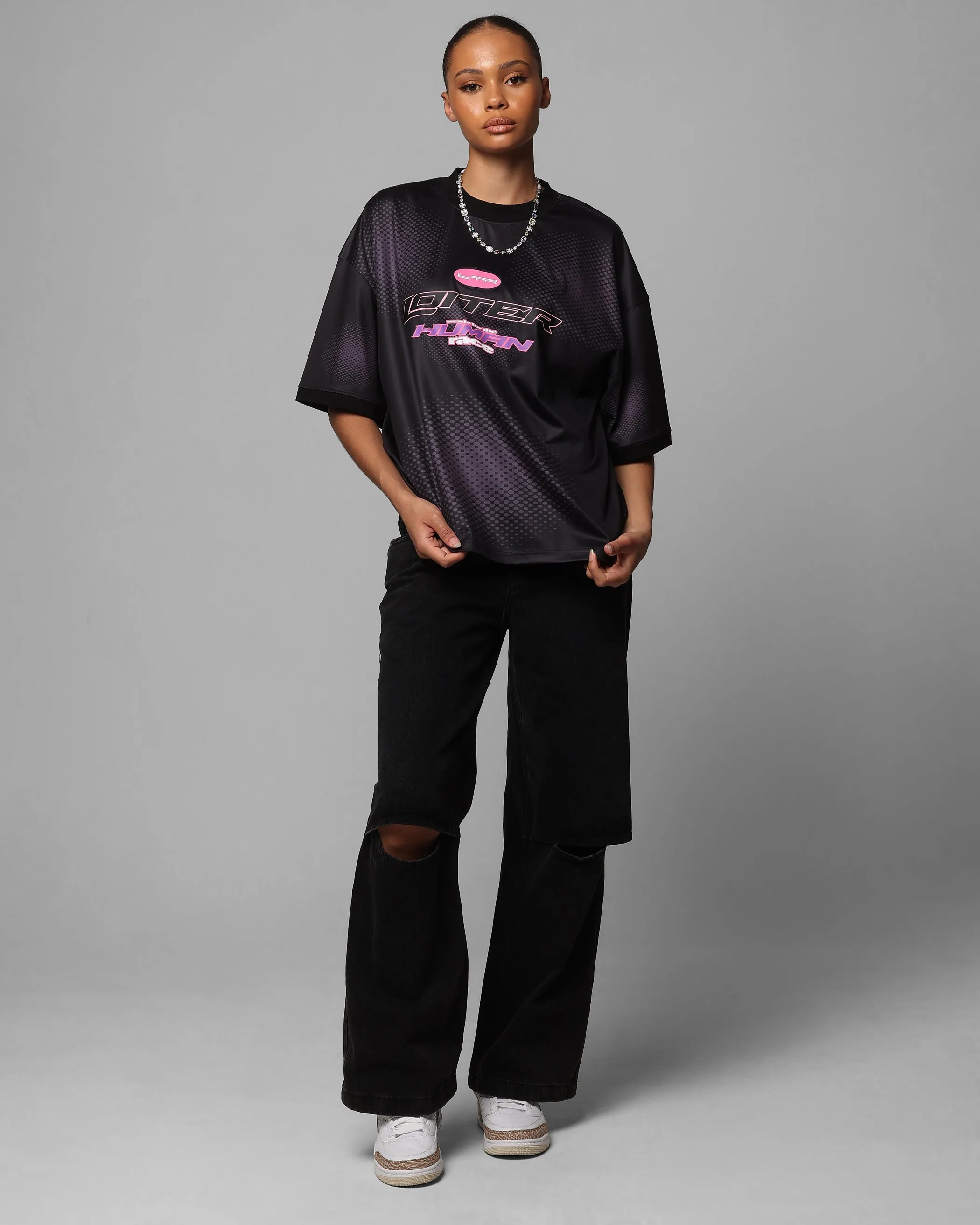 Loiter Motorway Sport T-Shirt Black sold by Culture Kings product image thumbnail 3
