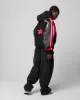 Loiter Hunter Patchwork Hoodie Black/Red sold by Culture Kings