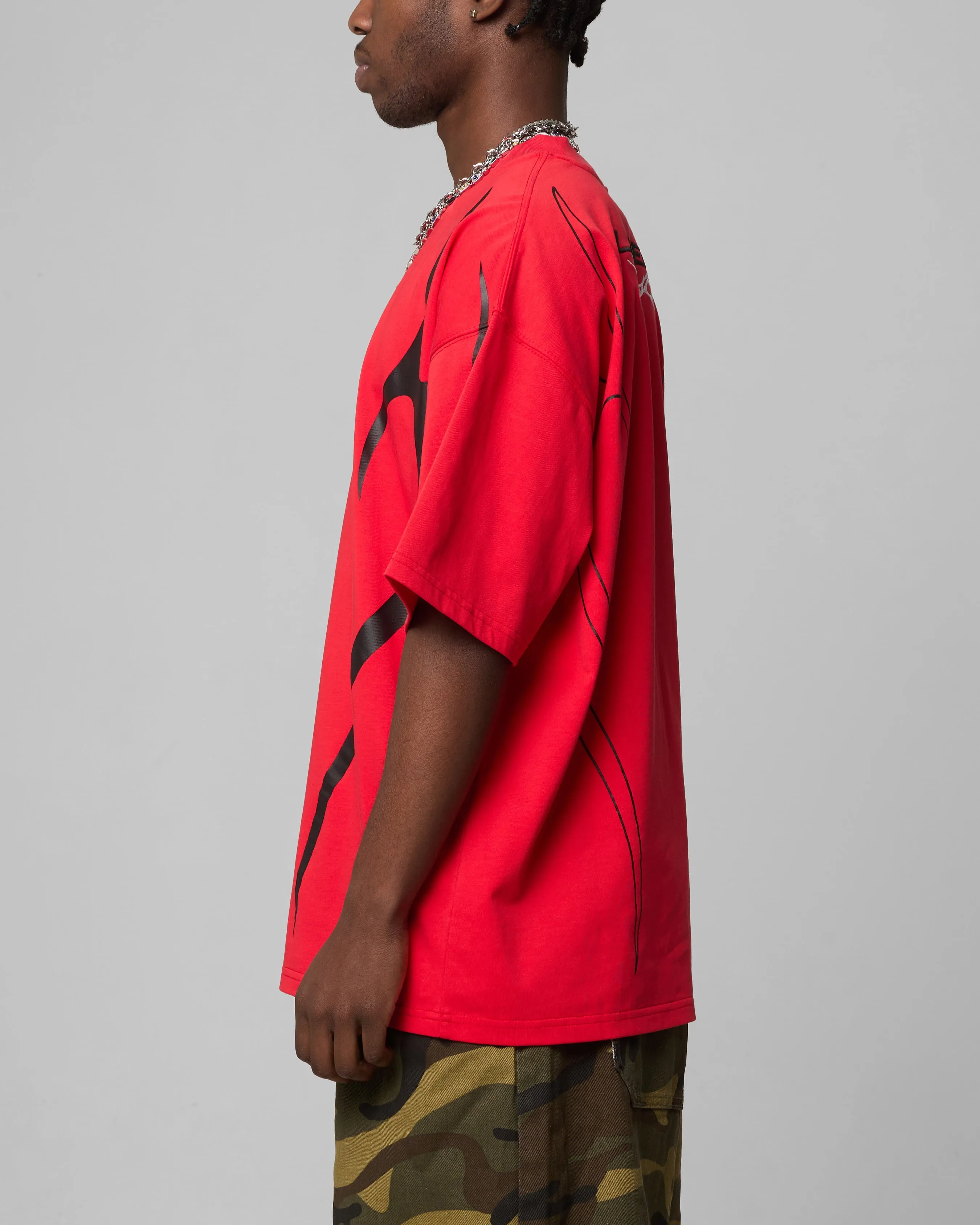Loiter Trackstar T-Shirt Red sold by Culture Kings product image thumbnail 4