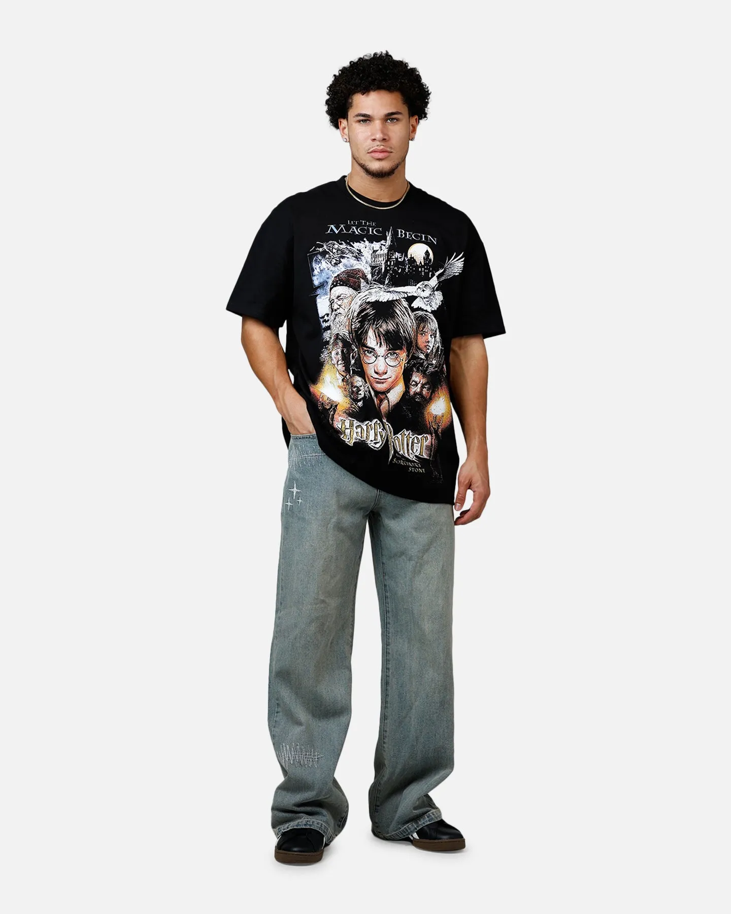 Goat Crew X Harry Potter Sorcerer's Stone Heavyweight T-Shirt Black sold by Culture Kings product image thumbnail 3