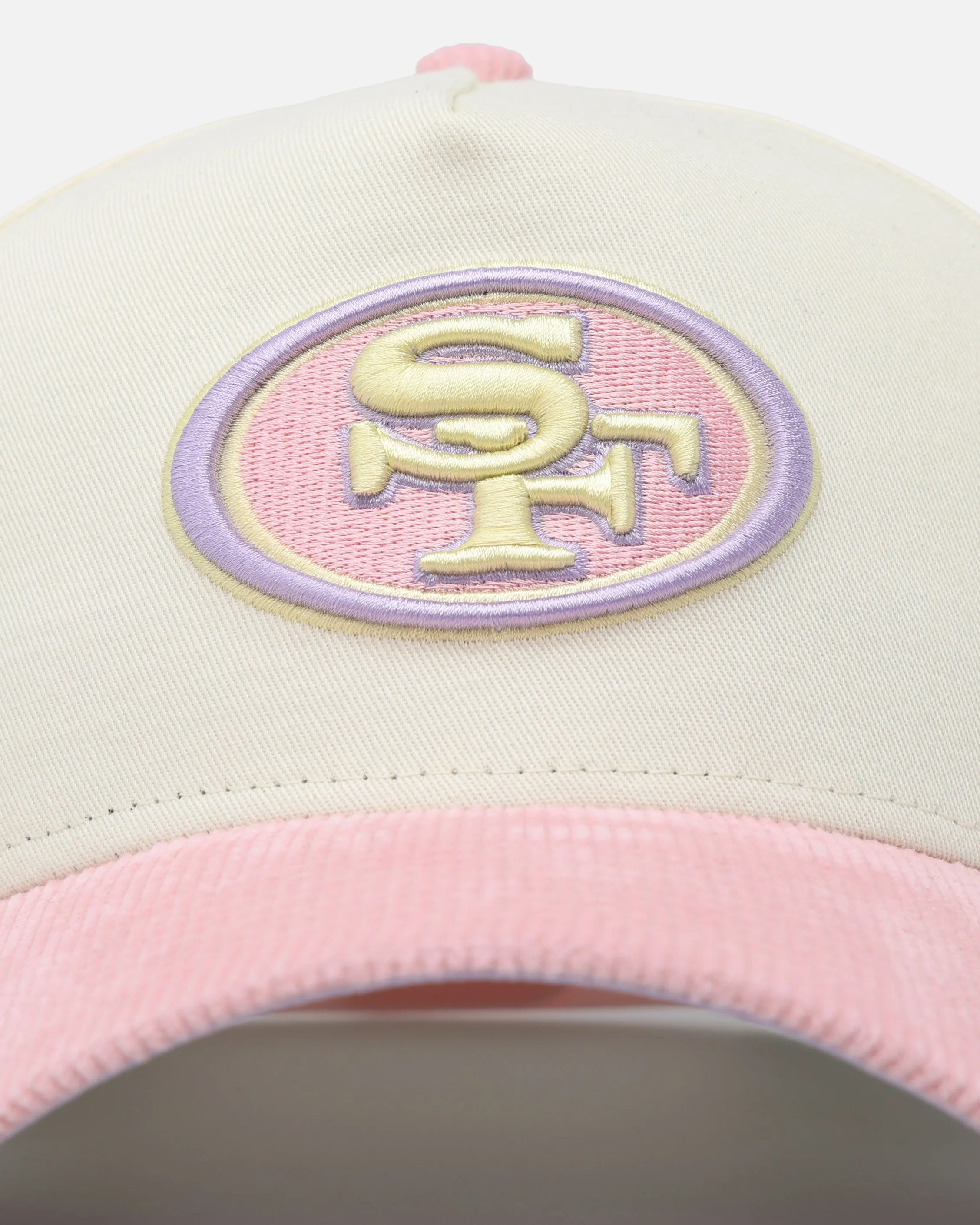 New Era San Francisco 49ers 'Easter Corduroy' 9FORTY A-Frame Snapback White/Pink sold by Culture Kings product image thumbnail 5