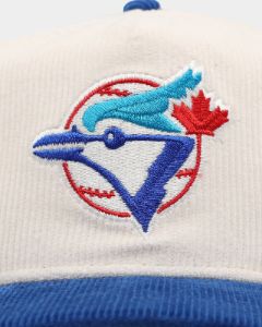 New Era Toronto Blue Jays 'Throwback Corduroy' Golfer Snapback White sold by Culture Kings