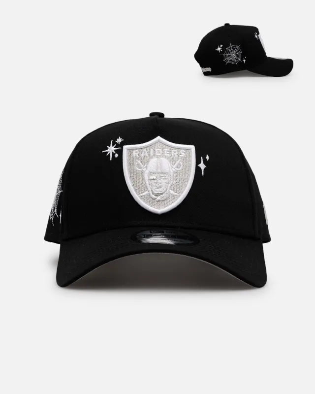 New Era Las Vegas Raiders 'Grit 3.0' 9FORTY A-Frame Snapback Black/White sold by Culture Kings