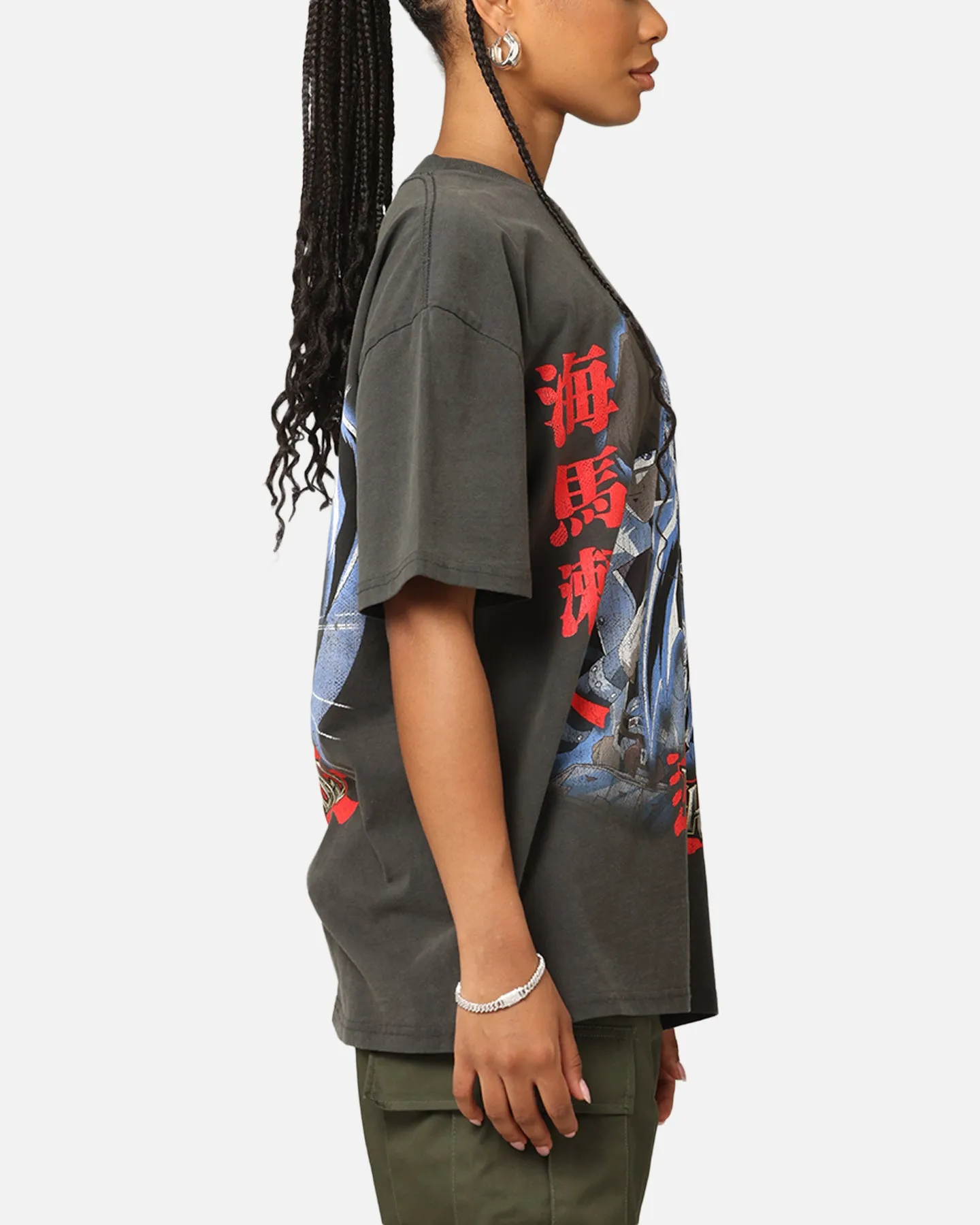 Goat Crew X Yu-Gi-Oh! Kaiba Blue Eyes Heavyweight T-Shirt Black Wash sold by Culture Kings product image thumbnail 5