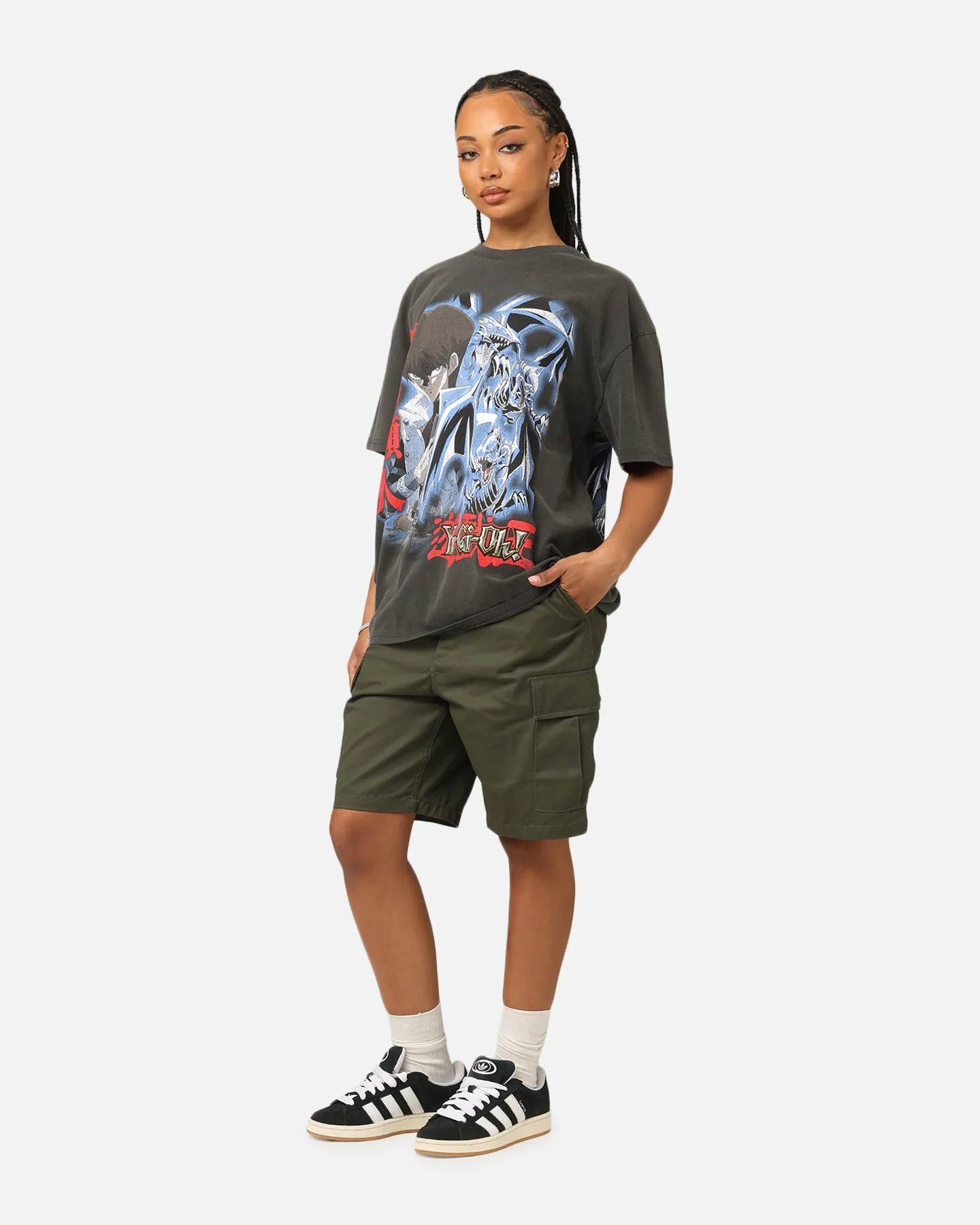 Goat Crew X Yu-Gi-Oh! Kaiba Blue Eyes Heavyweight T-Shirt Black Wash sold by Culture Kings product image thumbnail 3