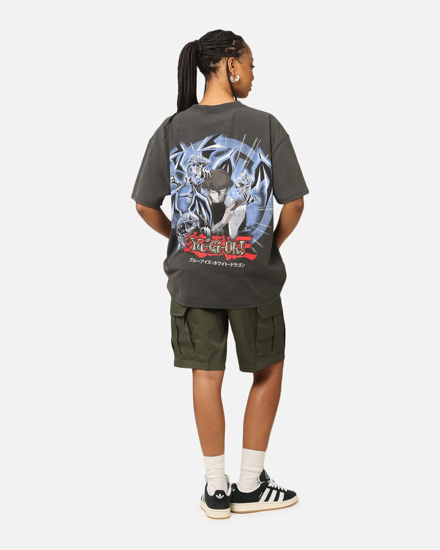 Goat Crew X Yu-Gi-Oh! Kaiba Blue Eyes Heavyweight T-Shirt Black Wash sold by Culture Kings product image thumbnail 4