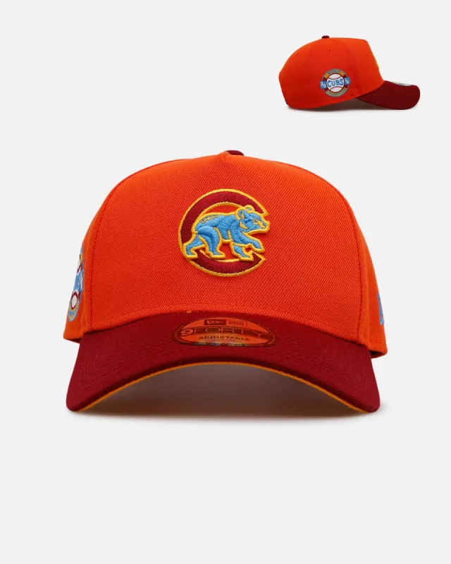 New Era Chicago Cubs 'Horizon' 9FORTY A-Frame Snapback Orange sold by Culture Kings