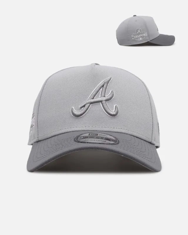 New Era Atlanta Braves 'Smoke' 9FORTY A-Frame Snapback Smoke made by New Era