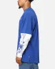 Carre Rosebowl Layered Long Sleeve T-Shirt Royal/White sold by Culture Kings