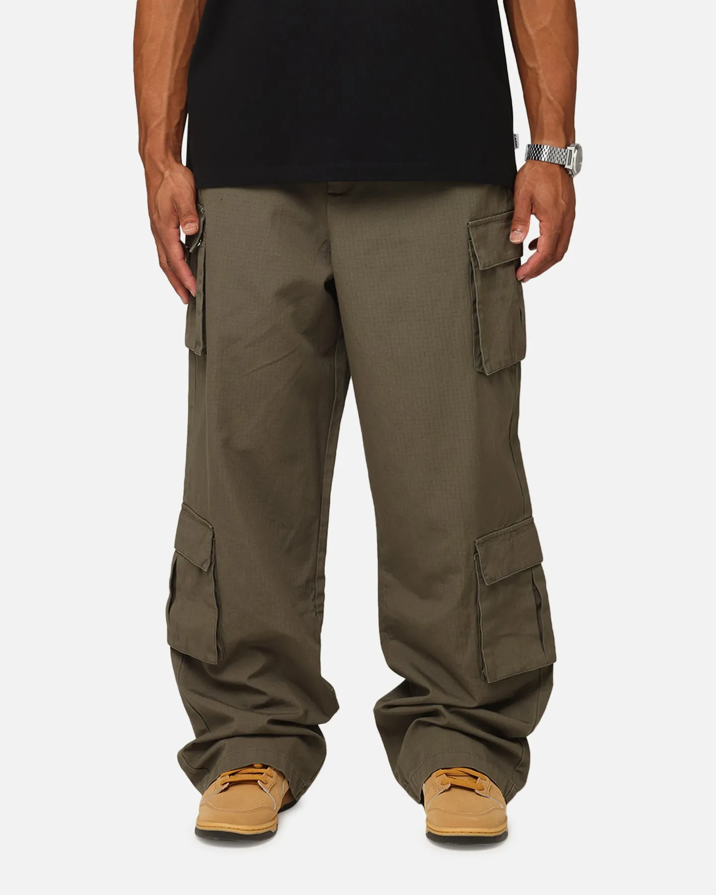 Carre Tactical Baggy Cargo Pants Khaki sold by Culture Kings