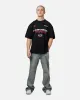 Loiter Flight T-Shirt Black Acidwash sold by Culture Kings