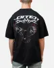 Loiter Flight T-Shirt Black Acidwash sold by Culture Kings
