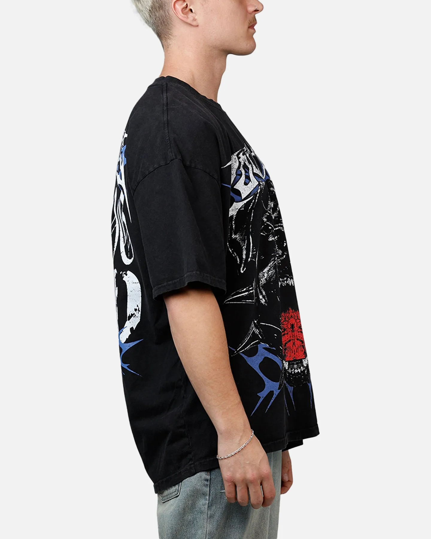 Loiter Dog Eat Dog Vintage T-Shirt Black Acidwash sold by Culture Kings product image thumbnail 4