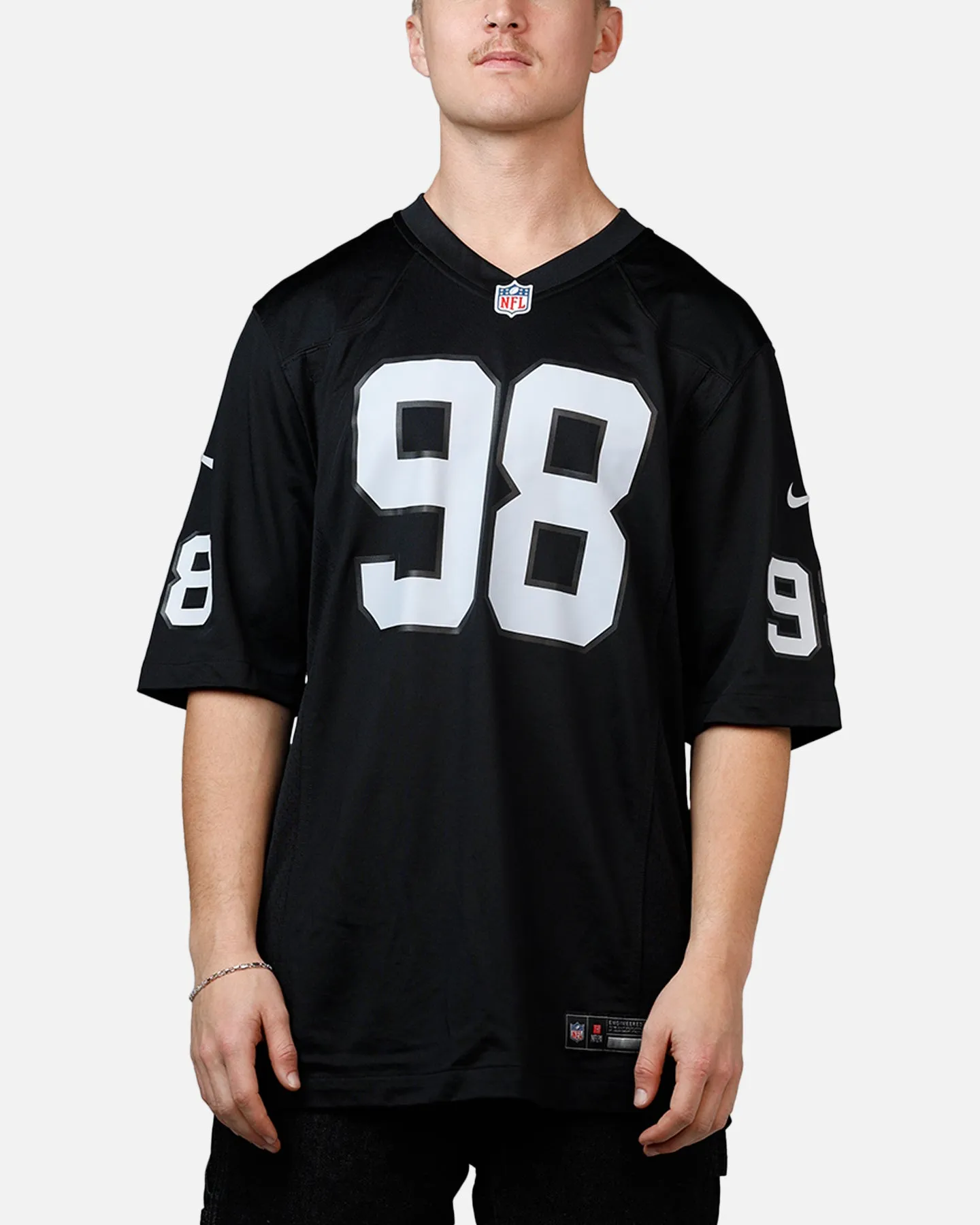 Nike Las Vegas Raiders Maxx Crosby #98 Limited Jersey Black sold by Culture Kings product image thumbnail 2