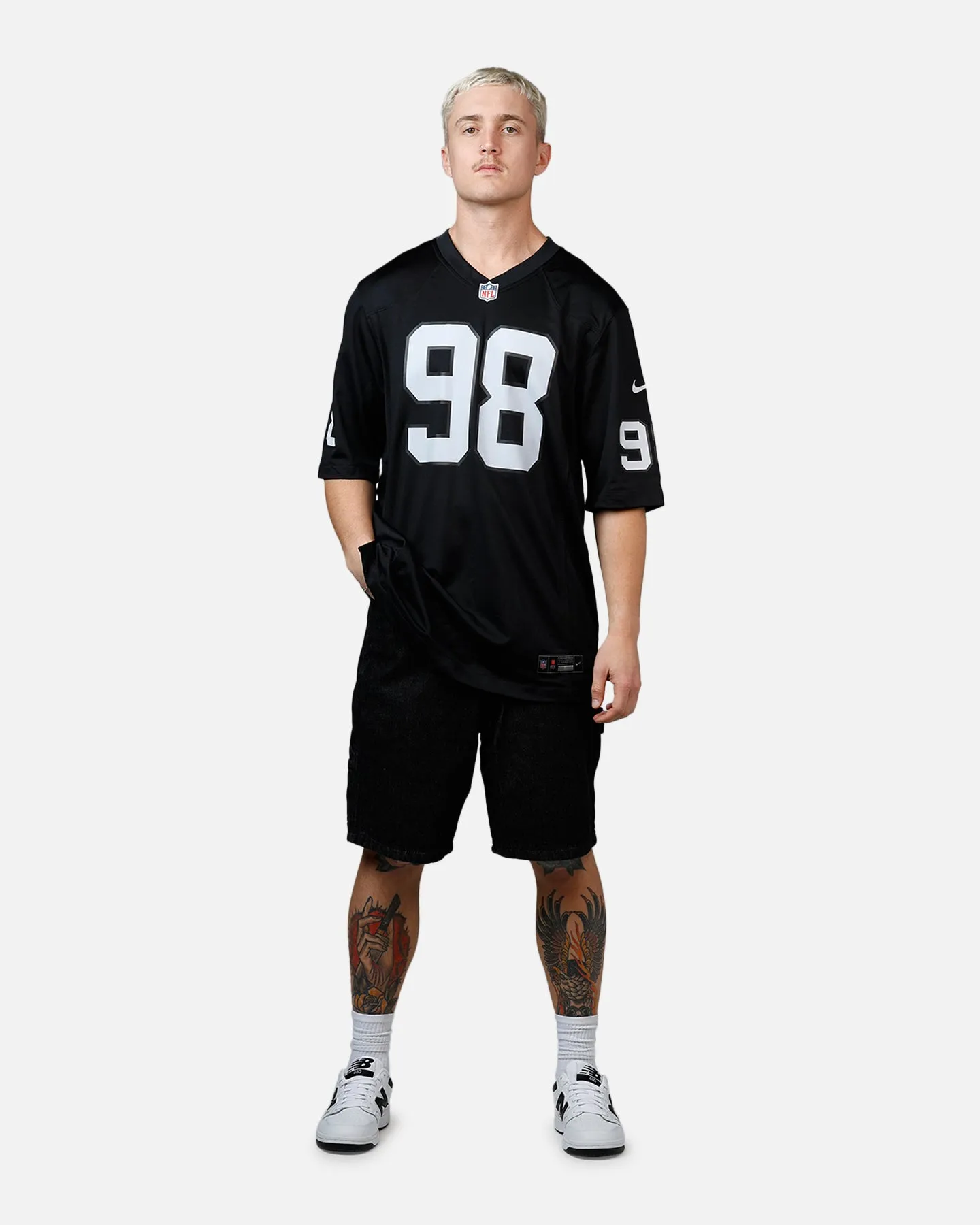 Nike Las Vegas Raiders Maxx Crosby #98 Limited Jersey Black sold by Culture Kings product image thumbnail 3
