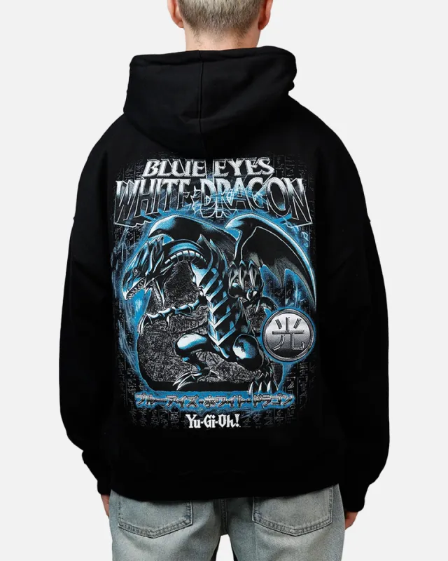 Goat Crew X Yu-Gi-Oh! Blue Eyes White Dragon Premium Hoodie Black sold by Culture Kings