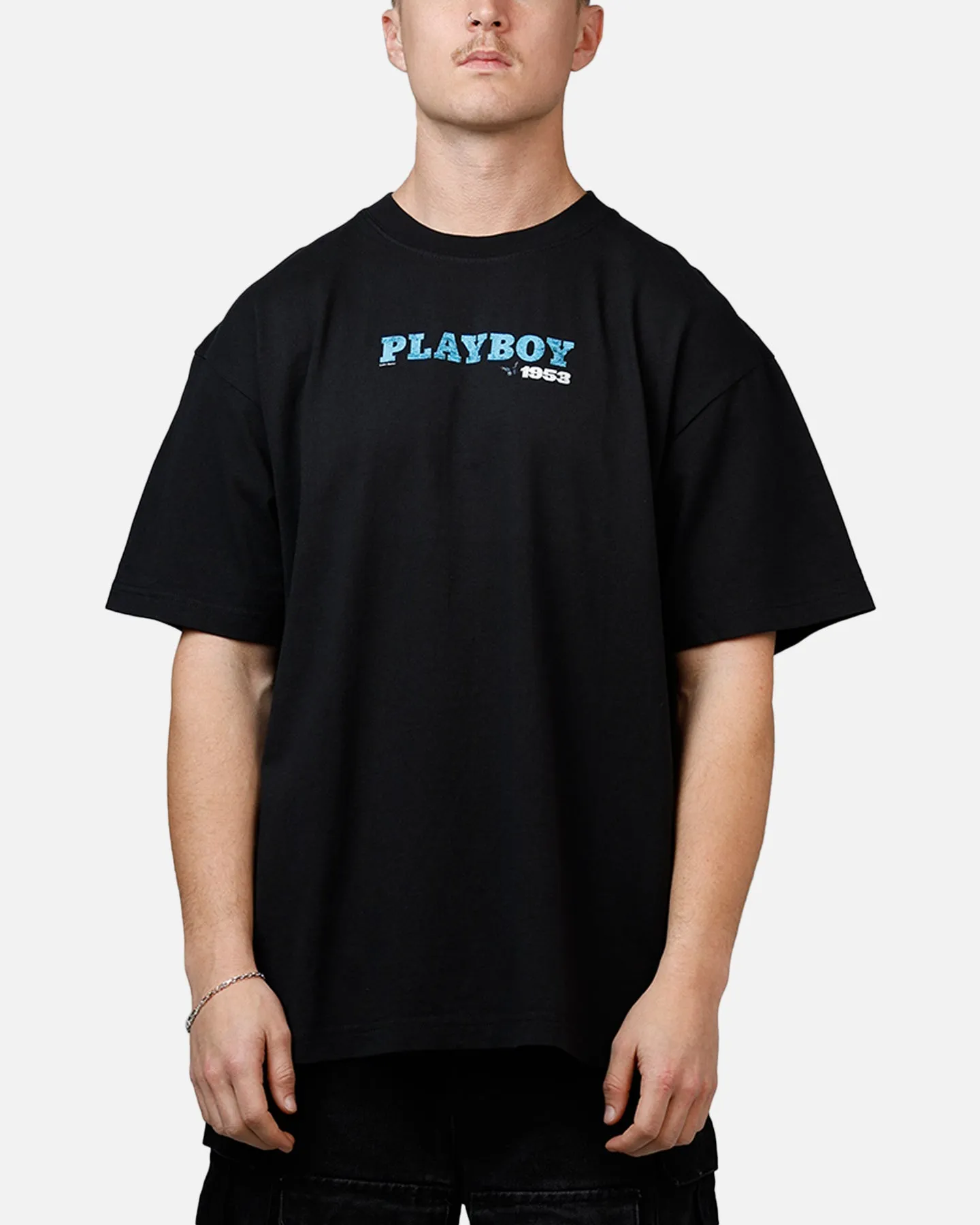 Playboy Heart T-Shirt Black sold by Culture Kings product image thumbnail 2